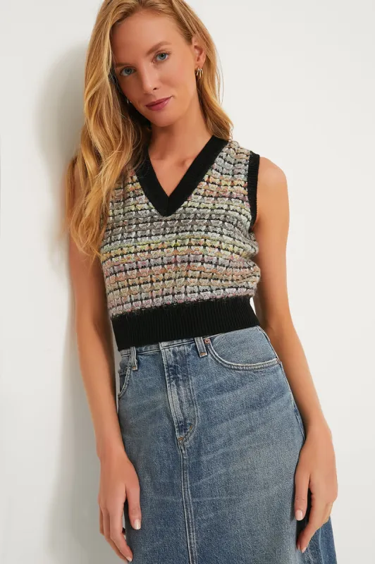 Multicolored Tweed Vest sold by Tuckernuck