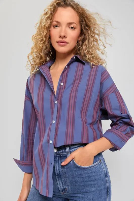 Indigo Chiara Classic Shirt sold by Tuckernuck