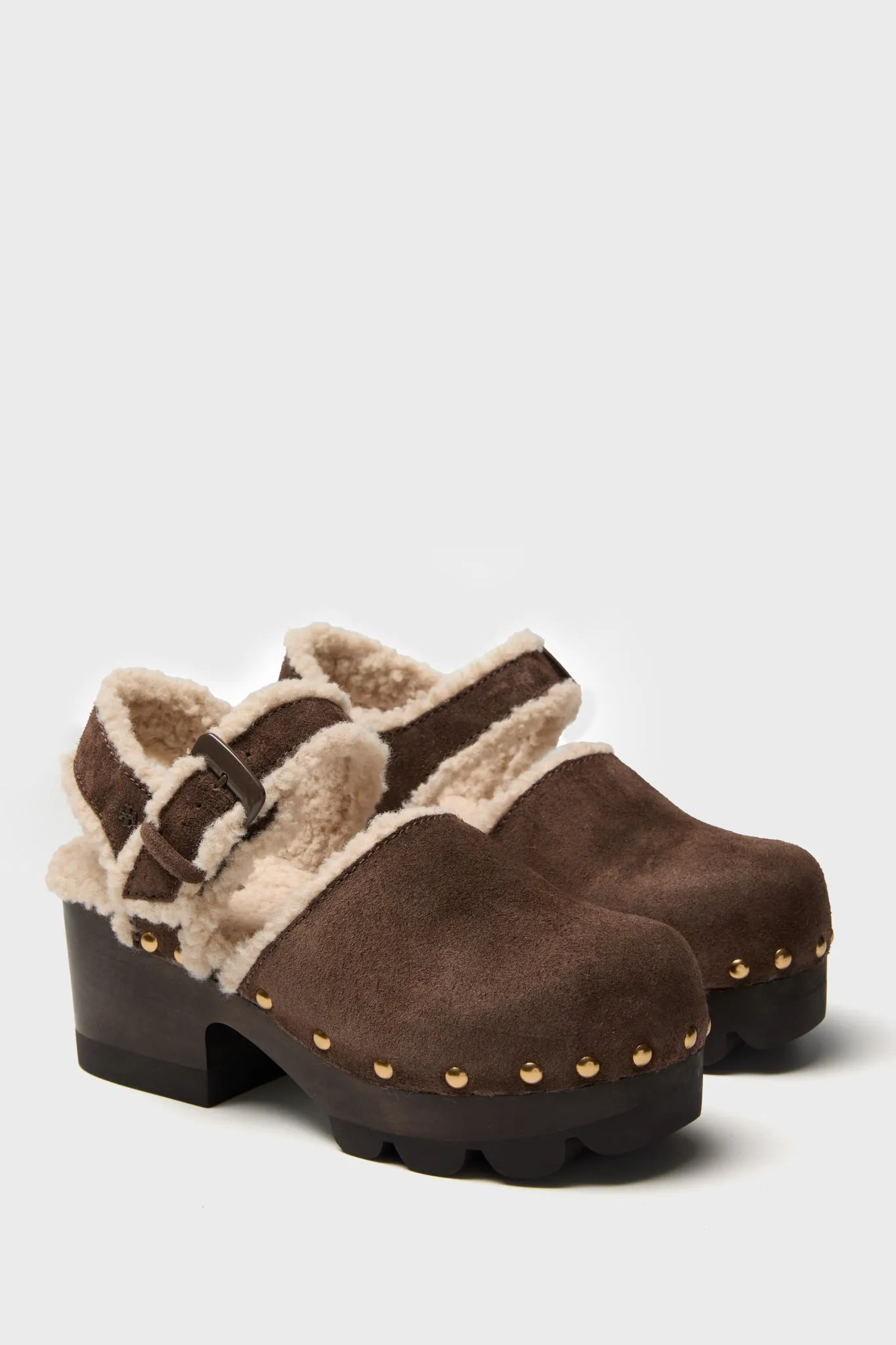 Deep Espresso Shearling Clog sold by Tuckernuck product image thumbnail 4