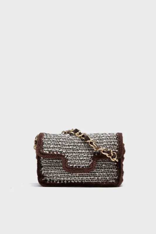 Brown Woven Shoulder Bag sold by Tuckernuck