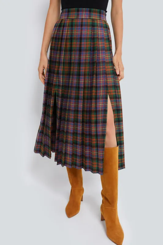 Multi Tartan Dominic Skirt sold by Tuckernuck