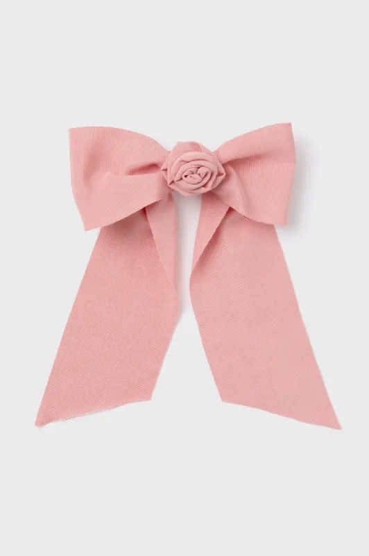 Pink Rosette Hair Bow sold by Tuckernuck