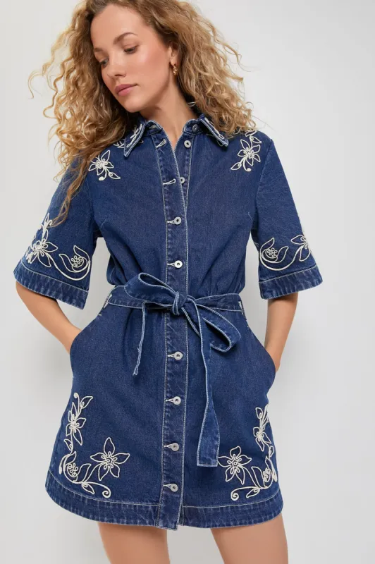 Light Blue Carmen Mini Dress sold by Tuckernuck