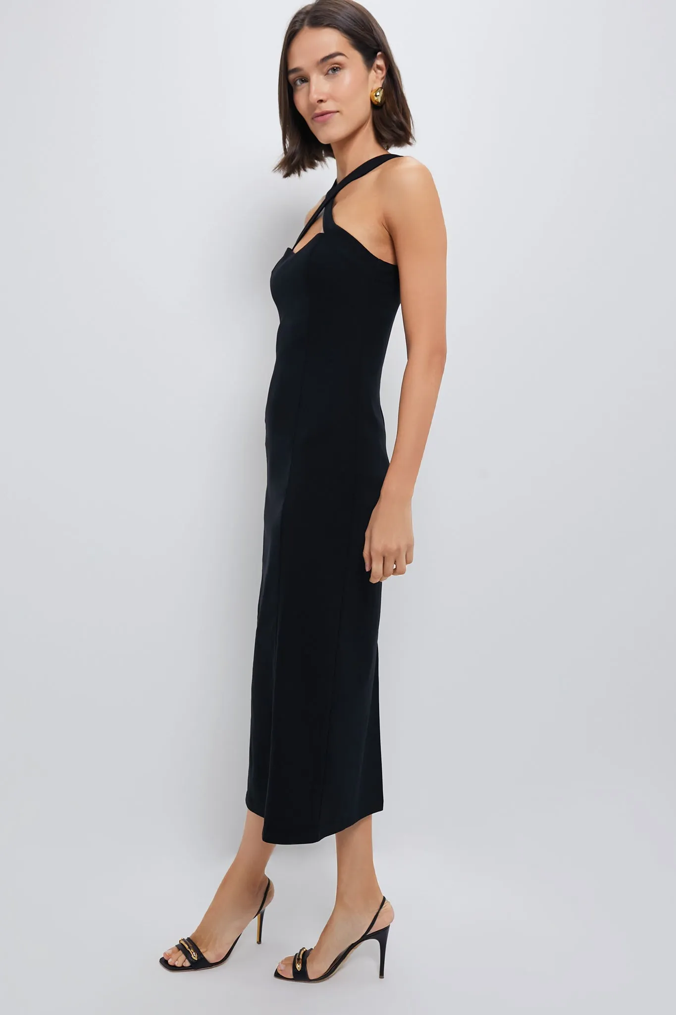 Black Criss-Cross Alice Dress sold by Tuckernuck product image thumbnail 3