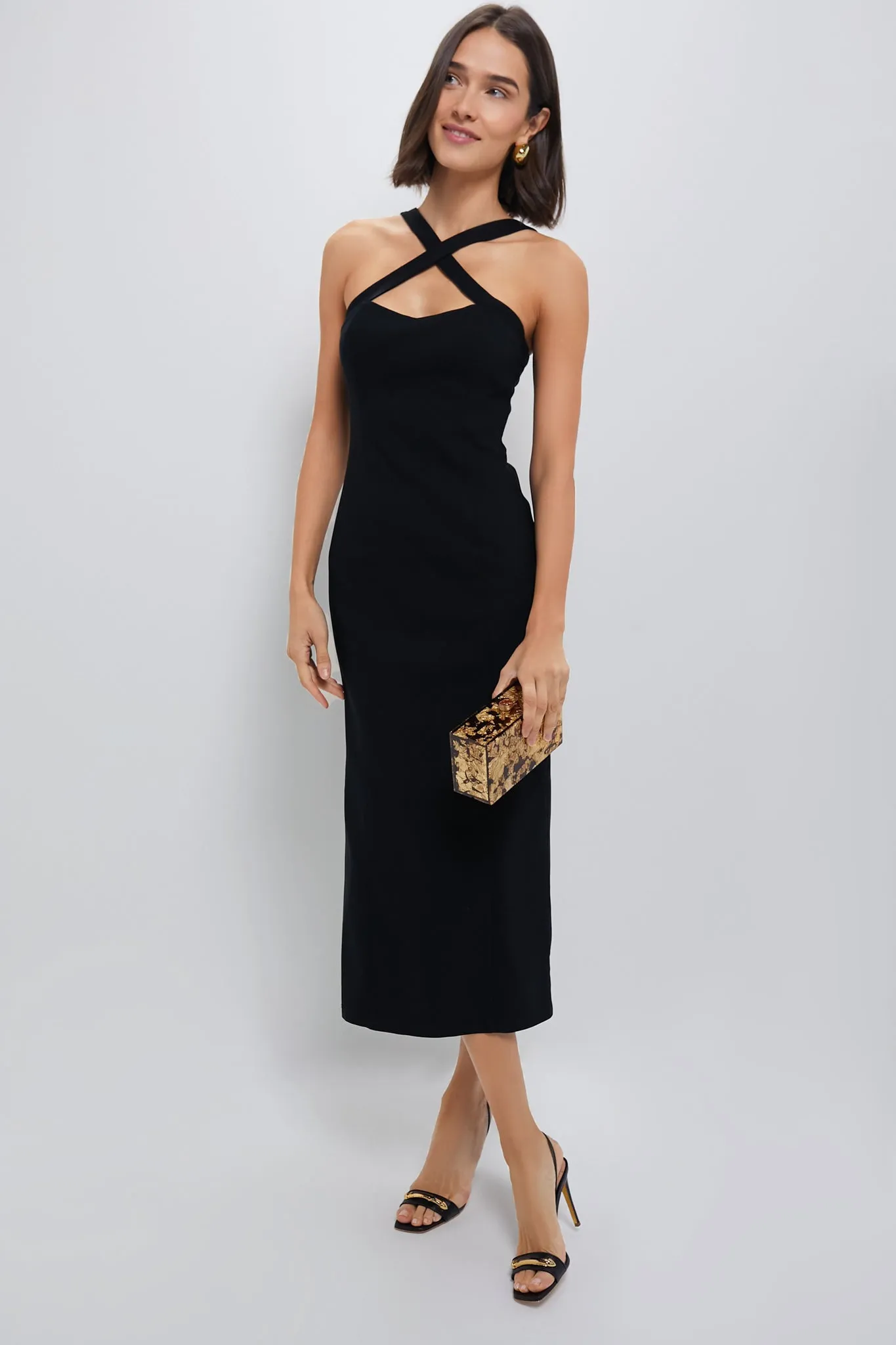 Black Criss-Cross Alice Dress sold by Tuckernuck product image thumbnail 2