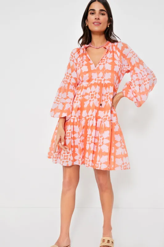 Exclusive Tigerlily Balloon Sleeve Short Dress made by Tuckernuck