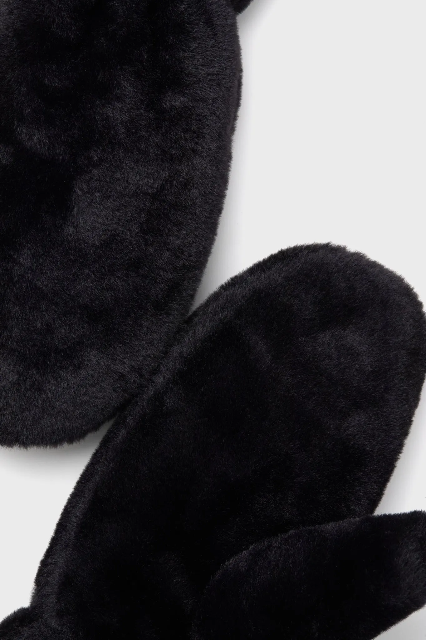 Black Faux Fur Mitten sold by Tuckernuck product image thumbnail 4