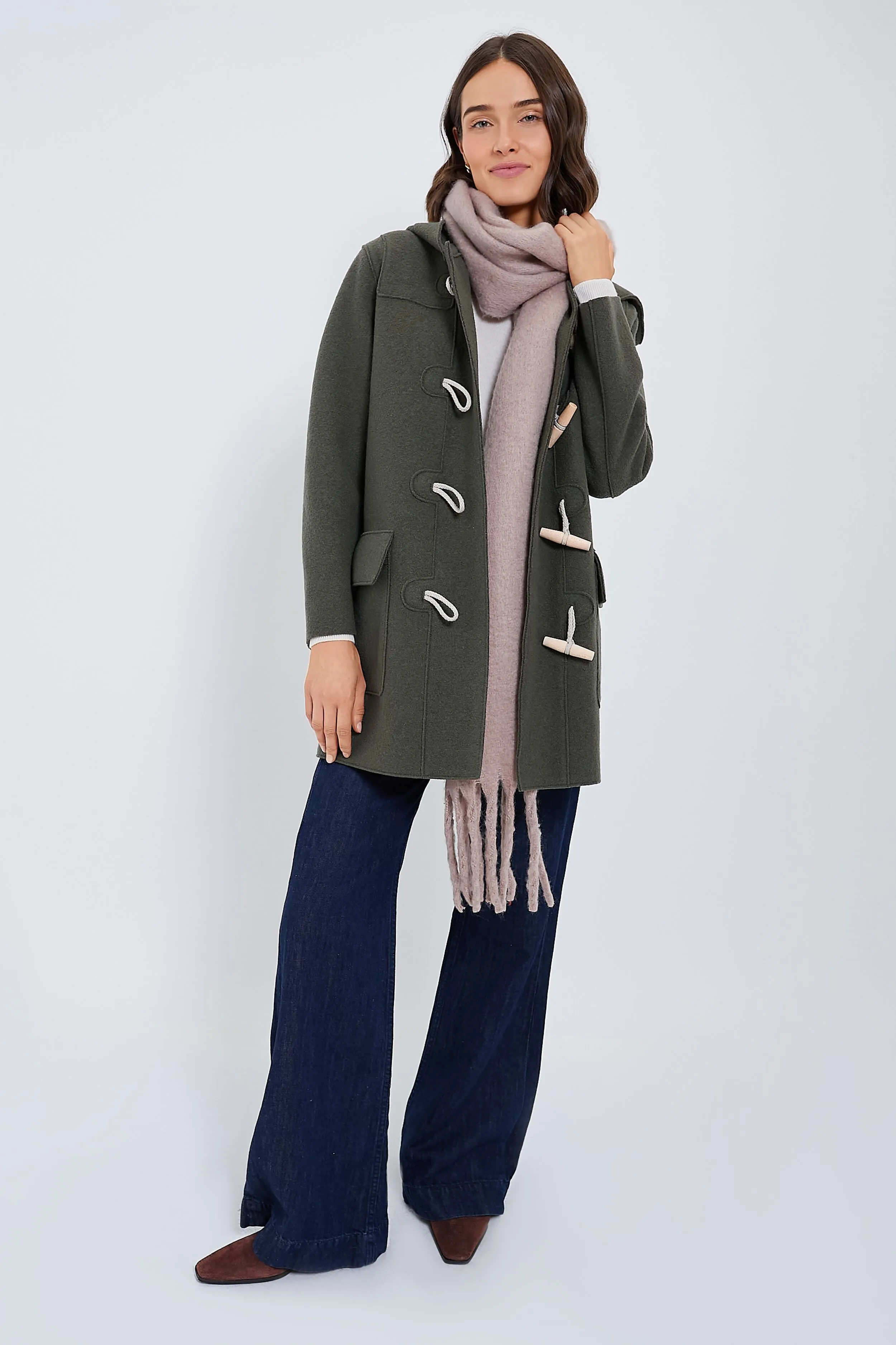 Taupe Chic Solid Scarf sold by Tuckernuck product image thumbnail 3