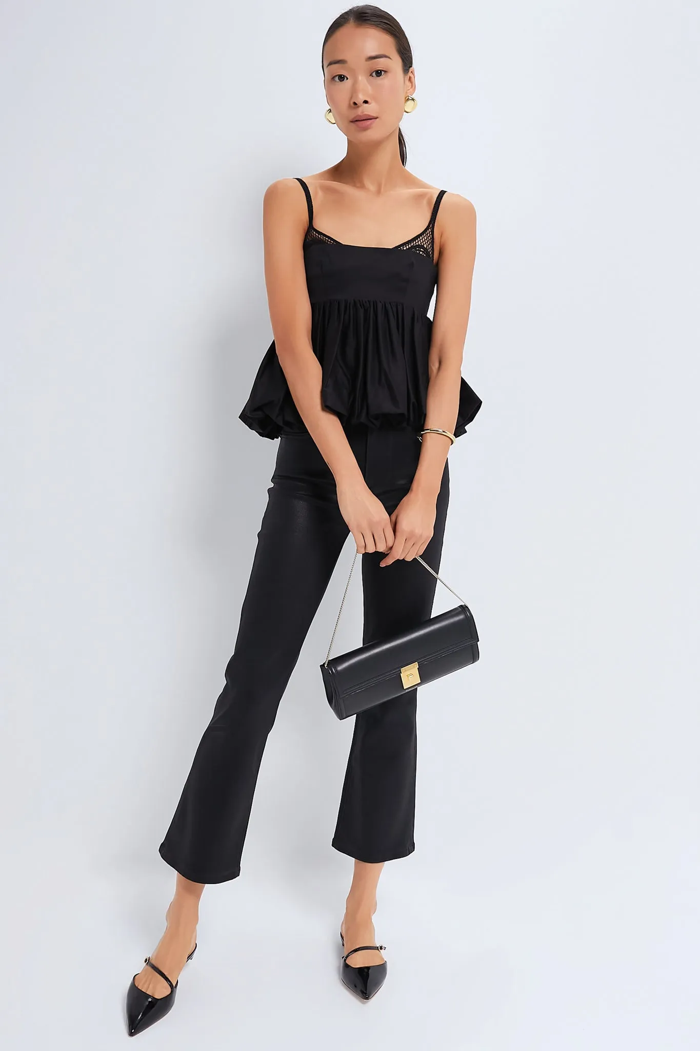 Black Mimi Peplum Top sold by Tuckernuck product image thumbnail 2