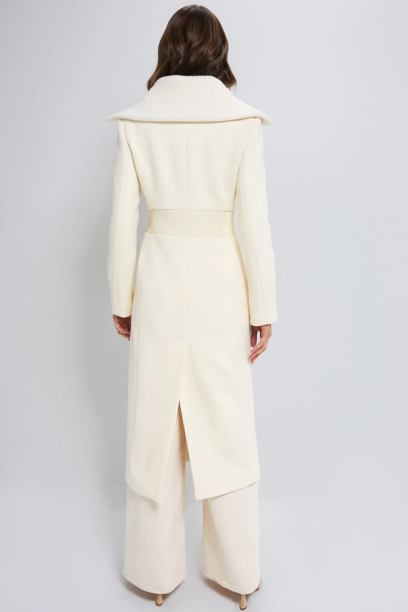 Cream Clarice Wool Coat sold by Tuckernuck product image thumbnail 4