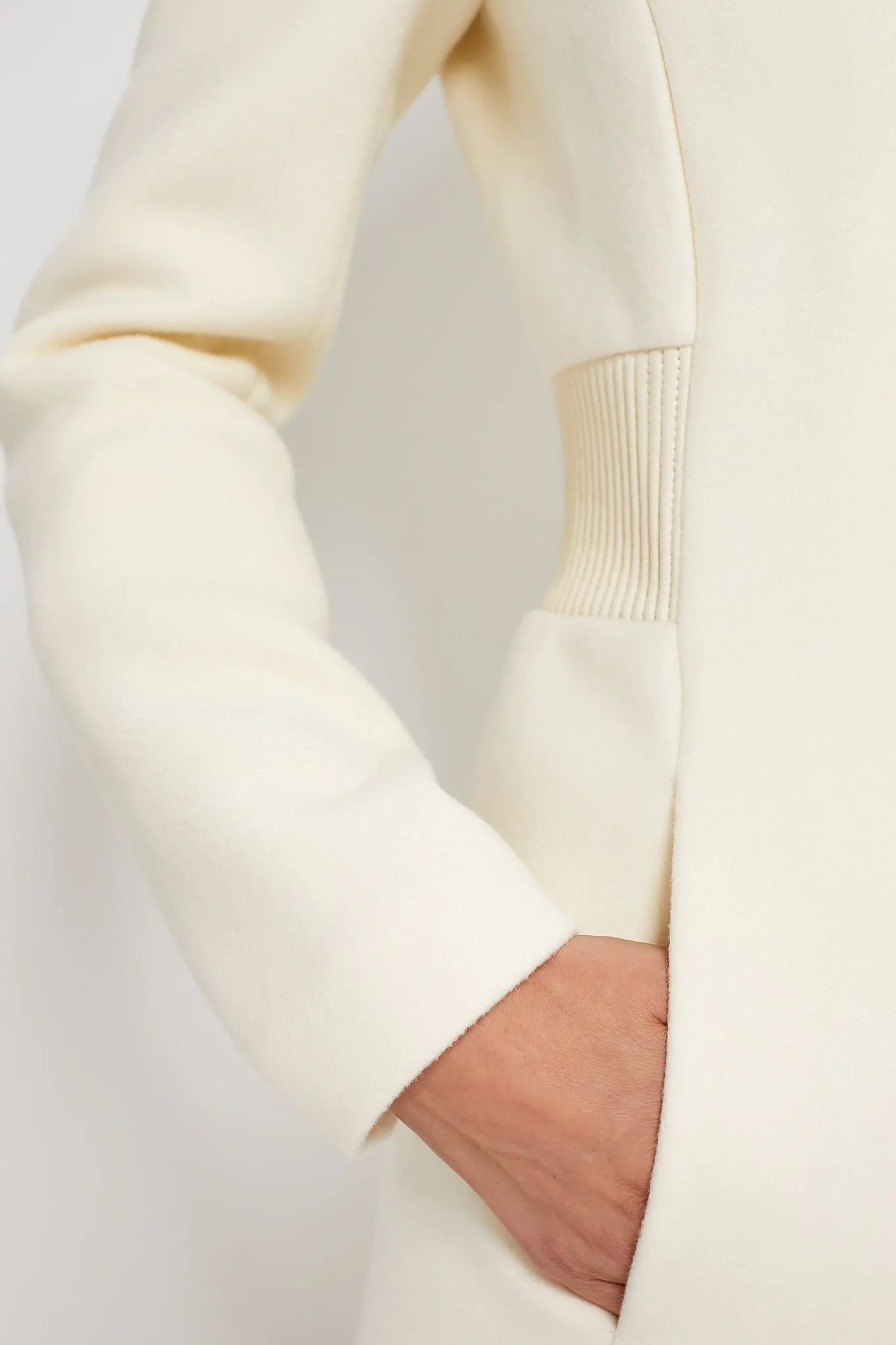 Cream Clarice Wool Coat sold by Tuckernuck product image thumbnail 5