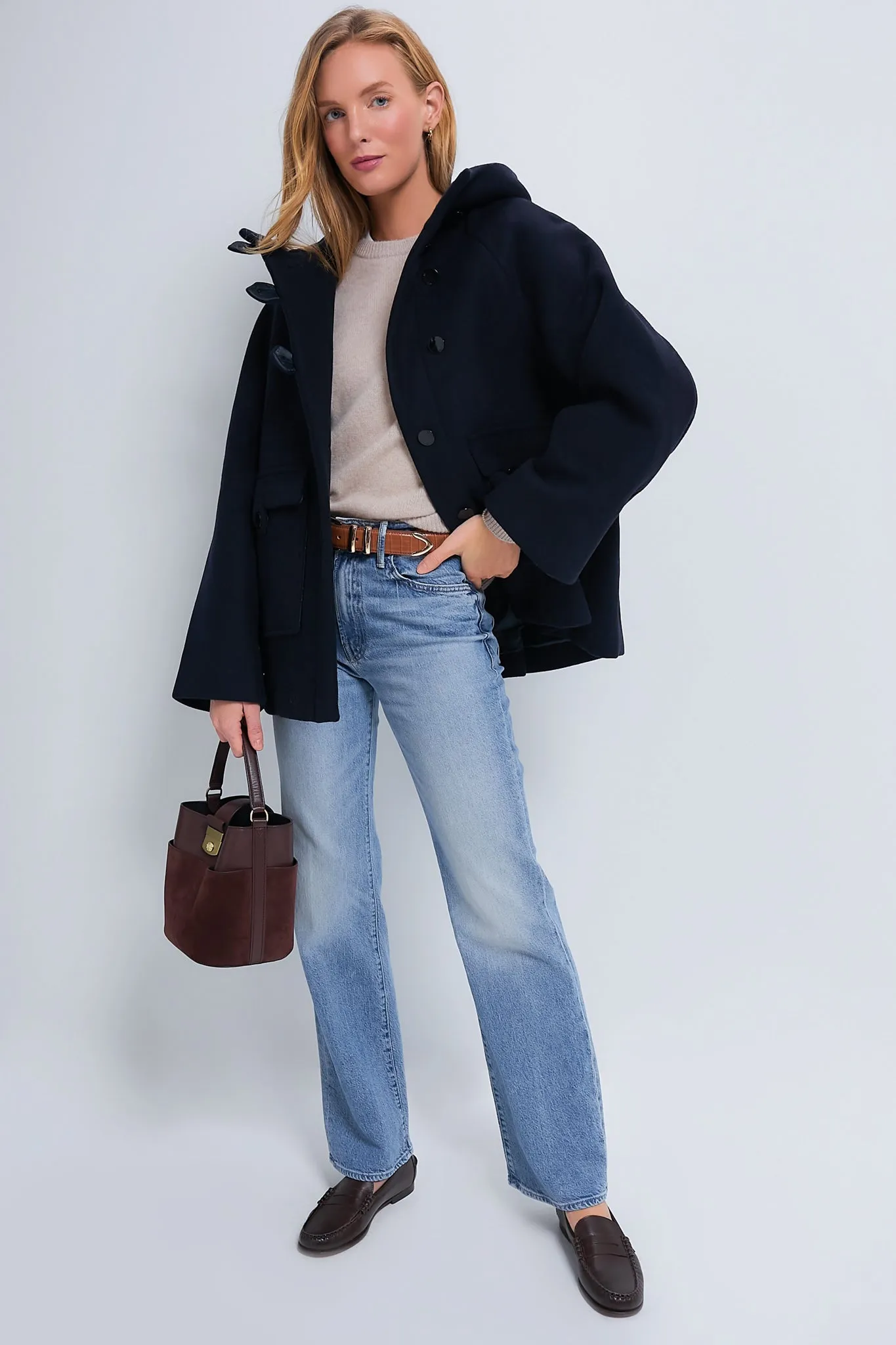 Sky Captain Boiled Wool Midi Jacket sold by Tuckernuck product image thumbnail 2