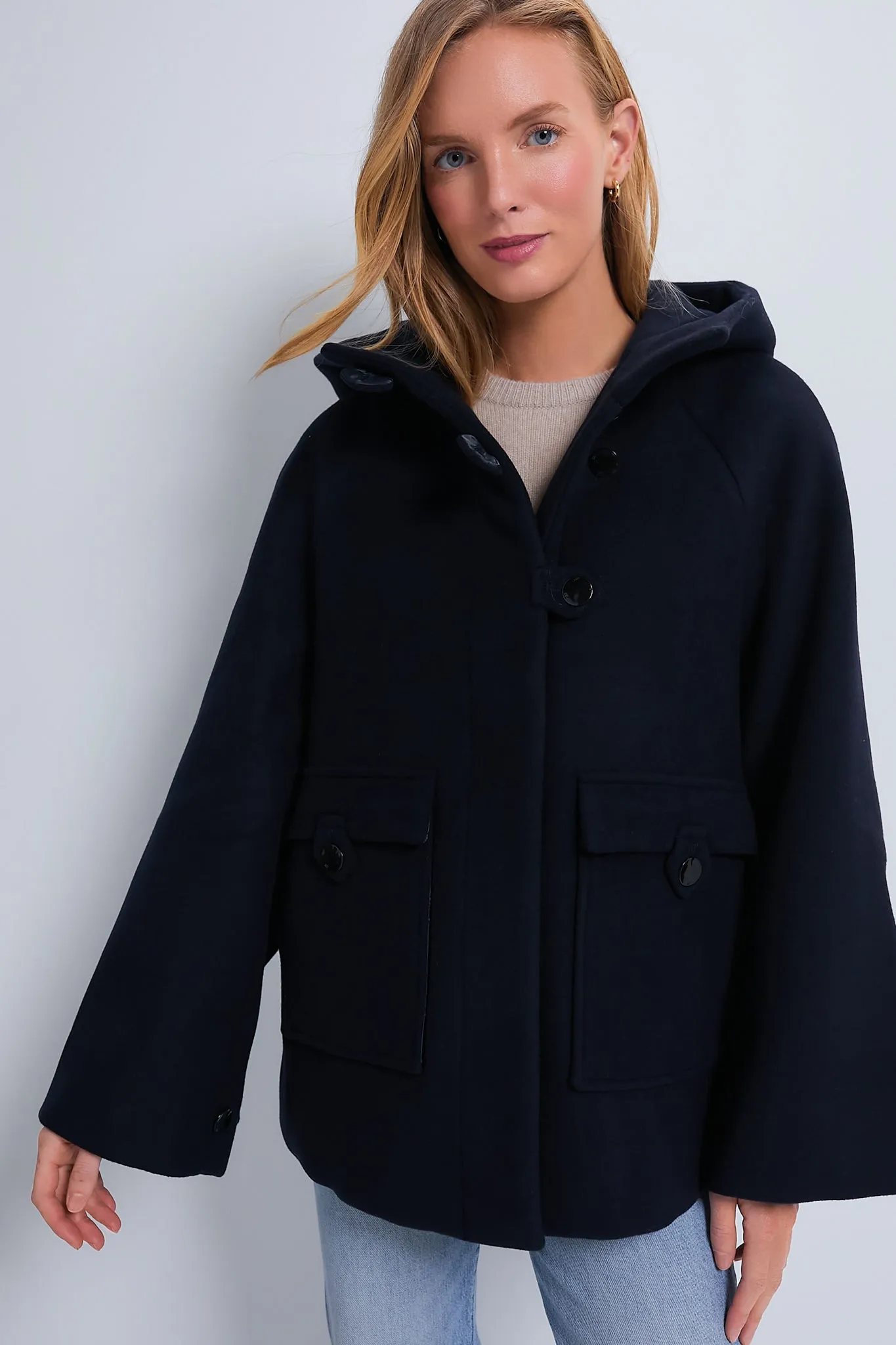 Sky Captain Boiled Wool Midi Jacket sold by Tuckernuck