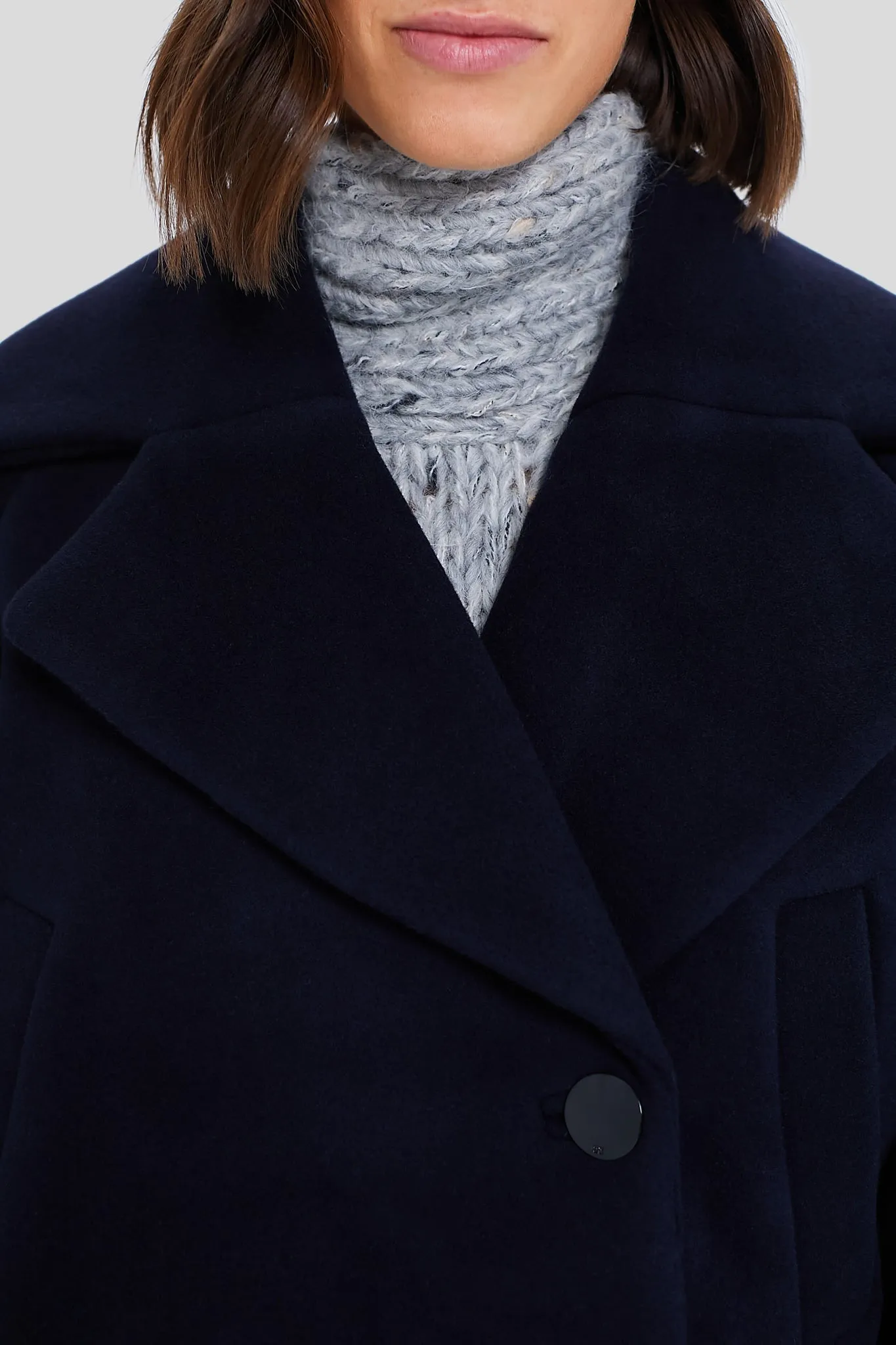 Sky Captain Boiled Wool Large Collar Coat sold by Tuckernuck product image thumbnail 5