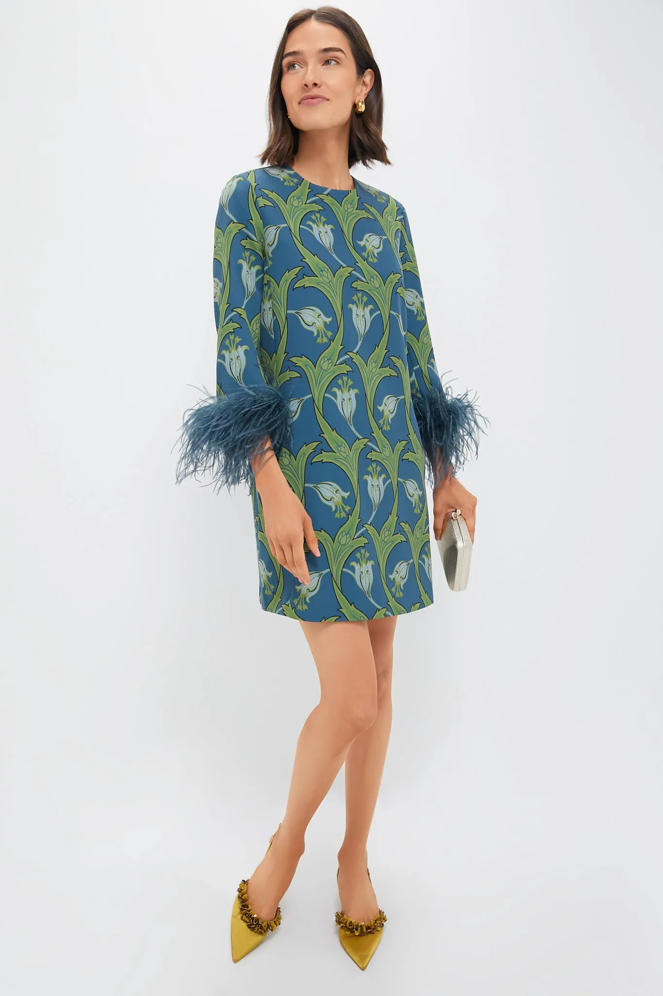 Deco Floral Feather Mod Mary Dress sold by Tuckernuck product image thumbnail 2