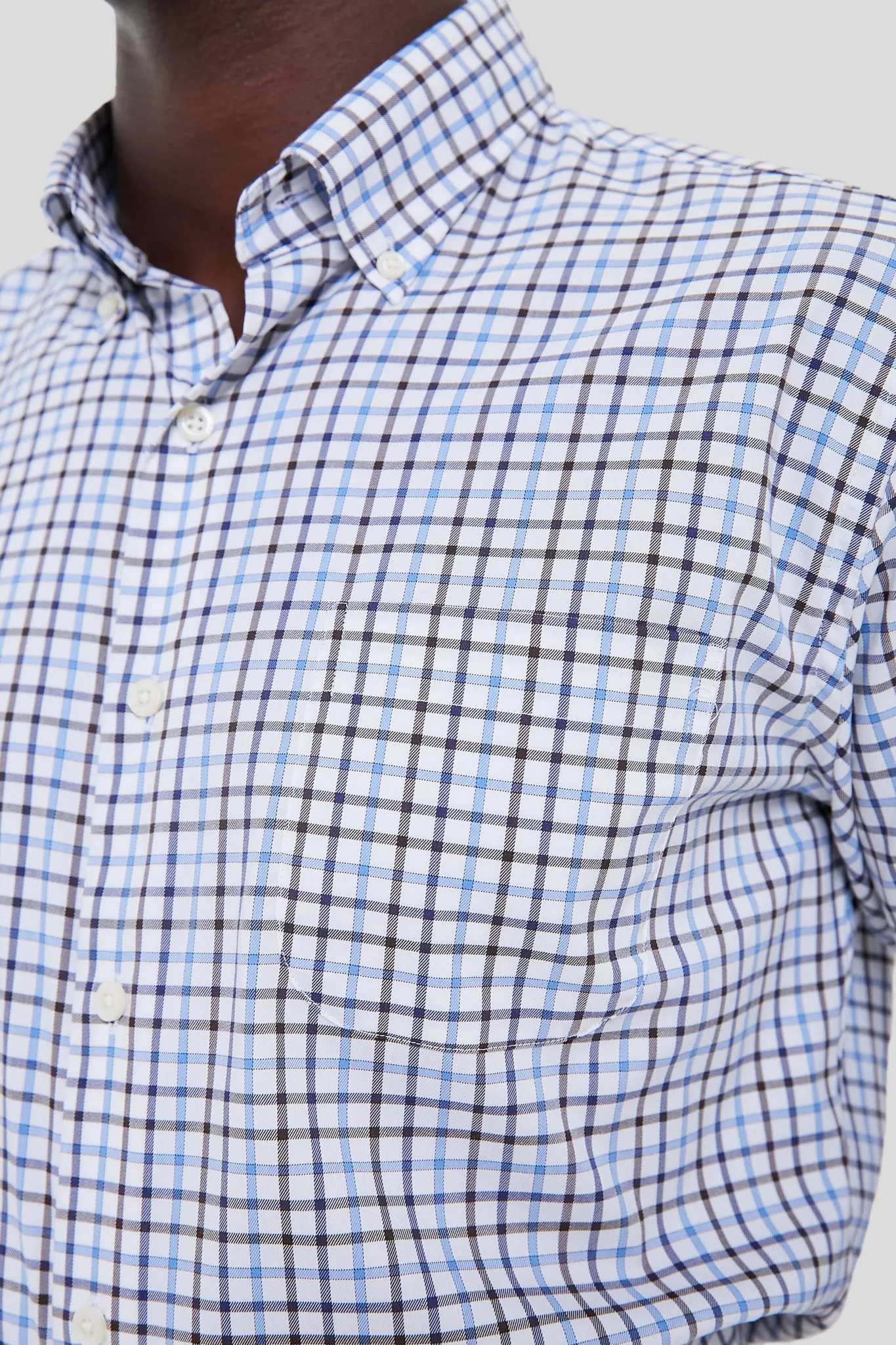 Regatta Blue Calgary Crown Cotton-Stretch Sport Shirt sold by Tuckernuck product image thumbnail 5