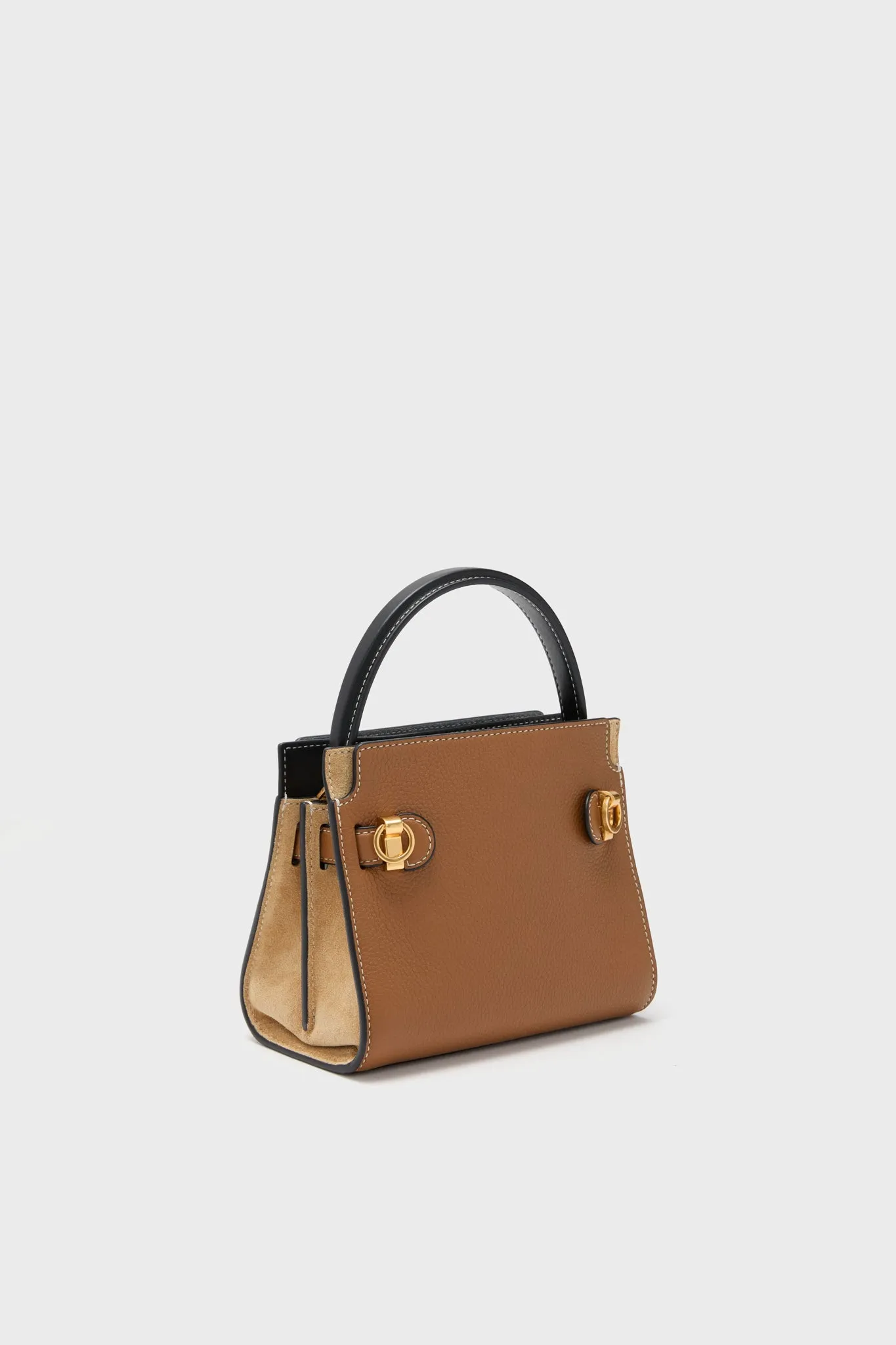 Tiger's Eye Lee Radziwill Pebbled Petite Double Bag sold by Tuckernuck product image thumbnail 4