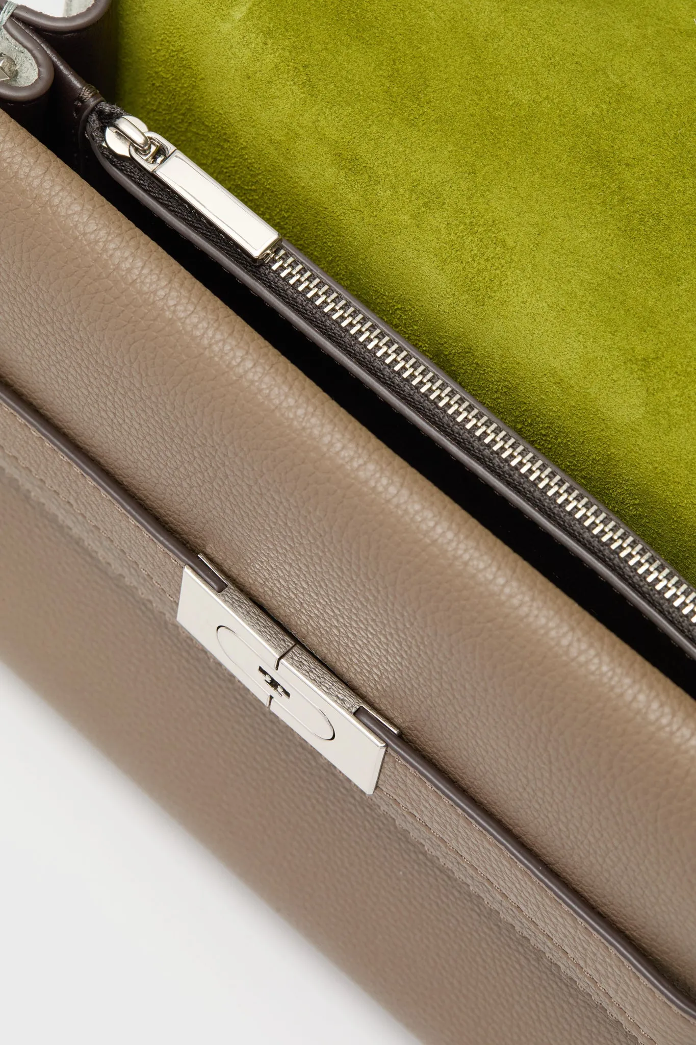 Wild Mushroom Lee Radziwill Color-Block Pebbled Shoulder Bag sold by Tuckernuck product image thumbnail 5