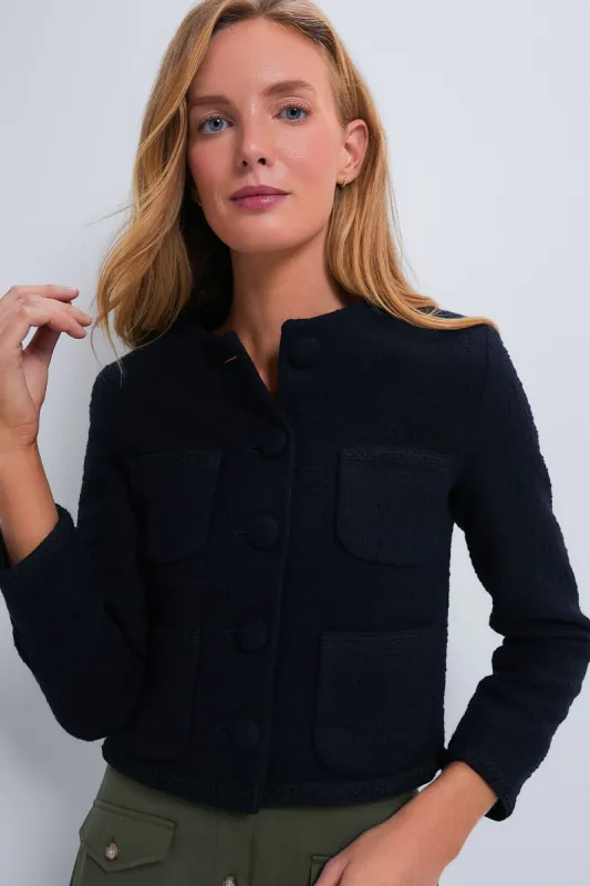 Midnight Tweed Jacket sold by Tuckernuck