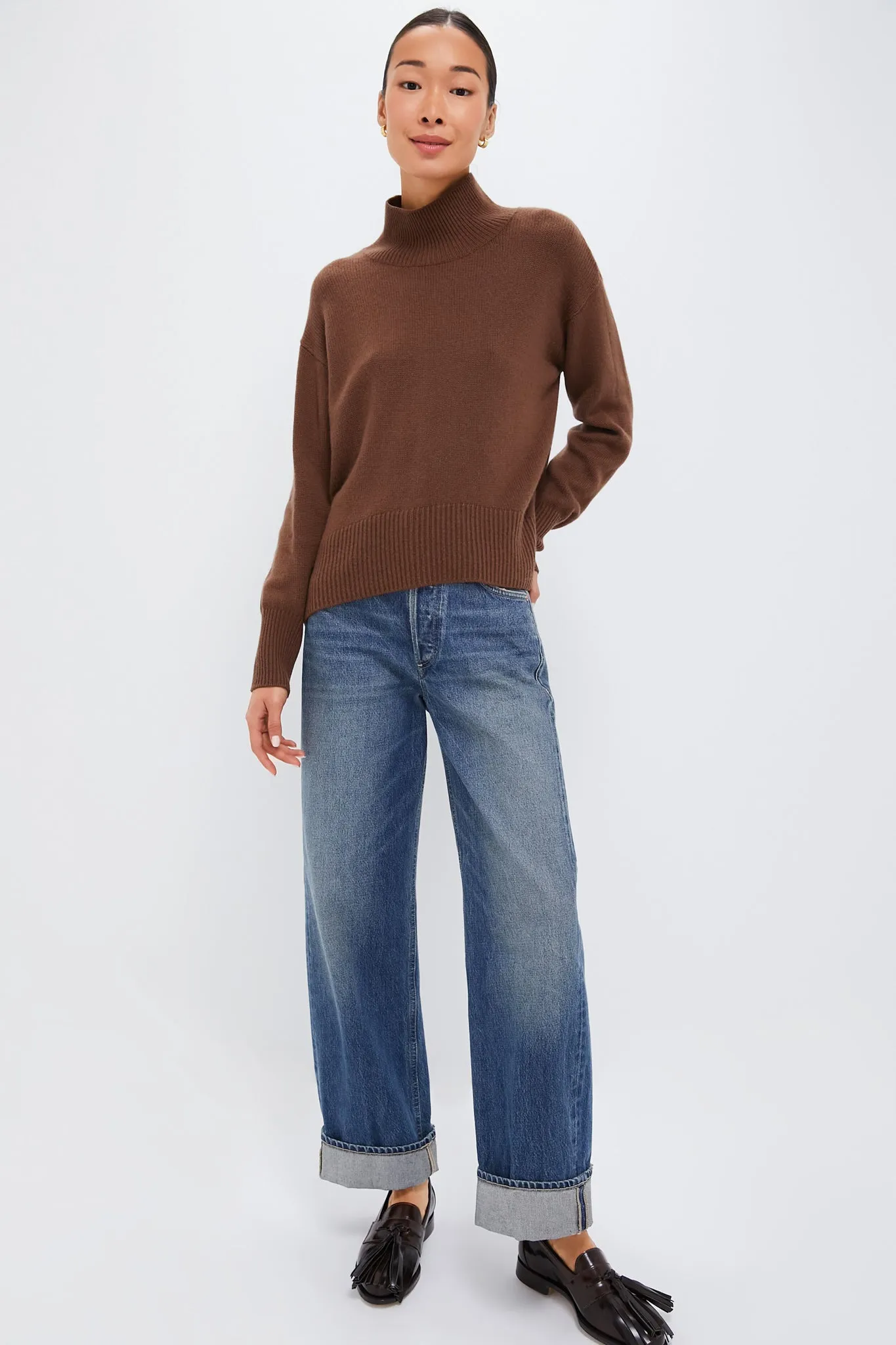 Brown Roll Neck Jumper sold by Tuckernuck product image thumbnail 5