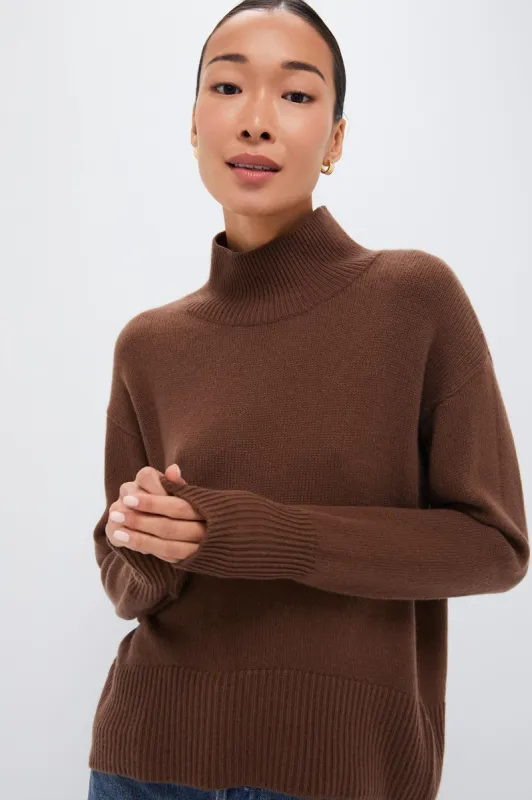 Brown Roll Neck Jumper sold by Tuckernuck
