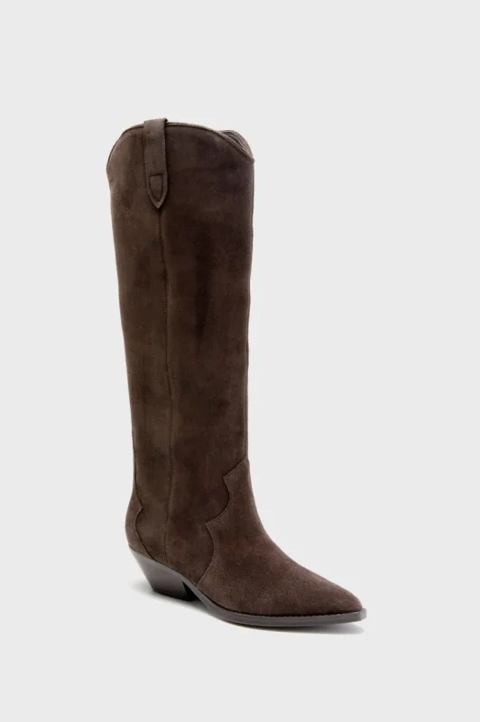 Dark Brown Ander Boots made by Marc Fisher