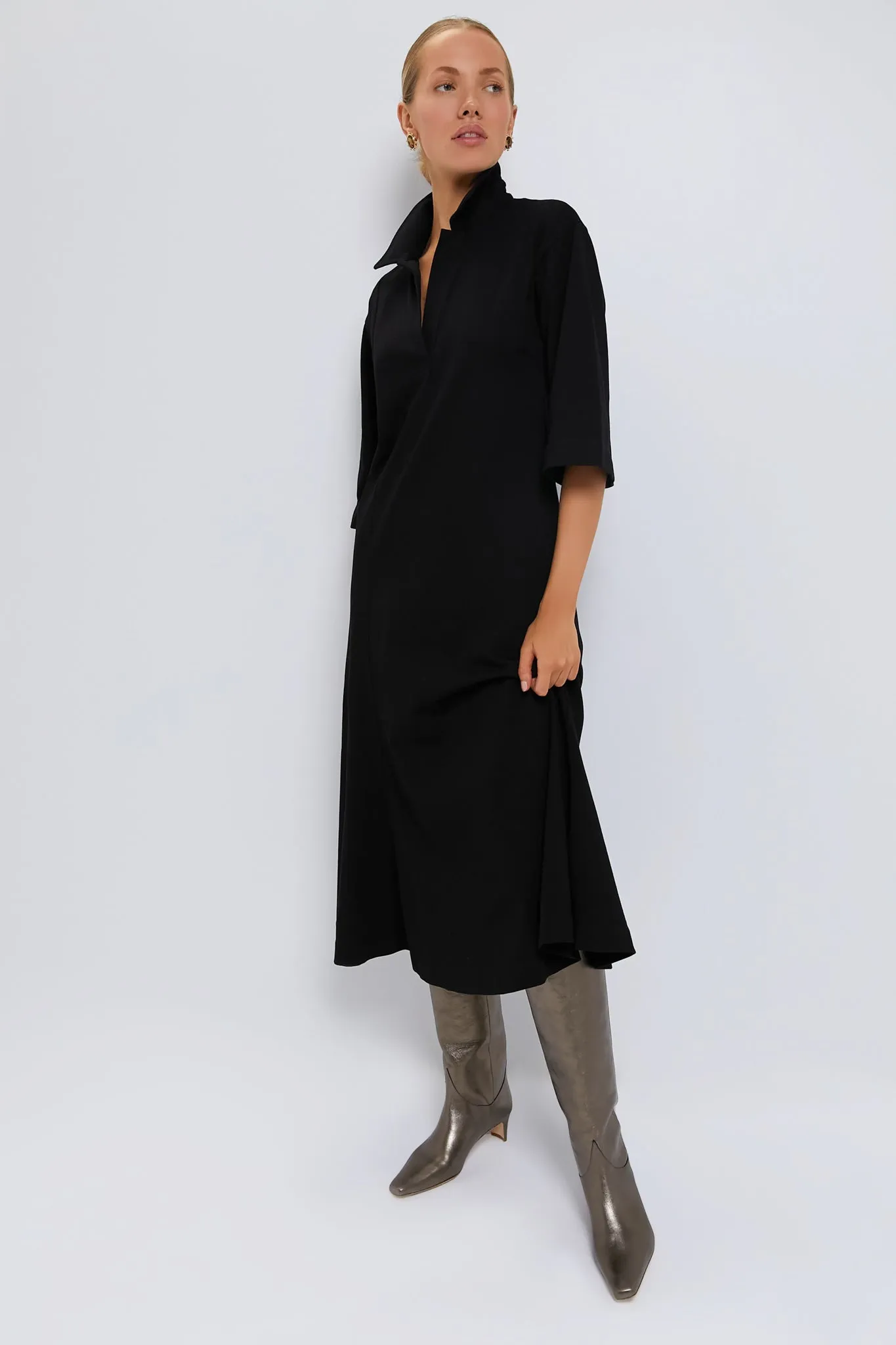 Black Elliot Dress sold by Tuckernuck product image thumbnail 3