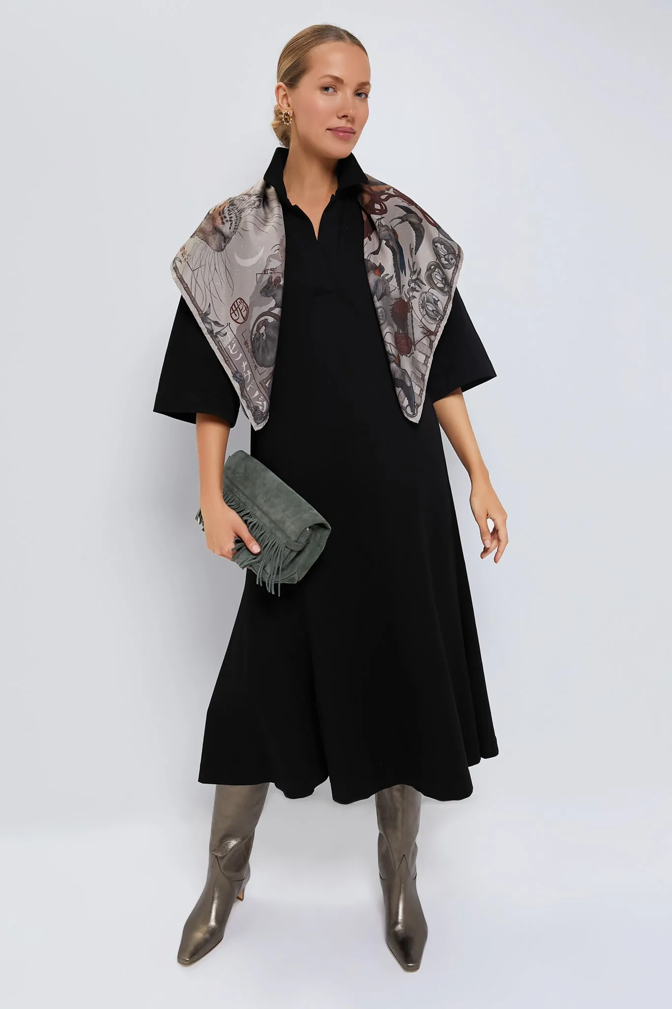 Black Elliot Dress sold by Tuckernuck product image thumbnail 2