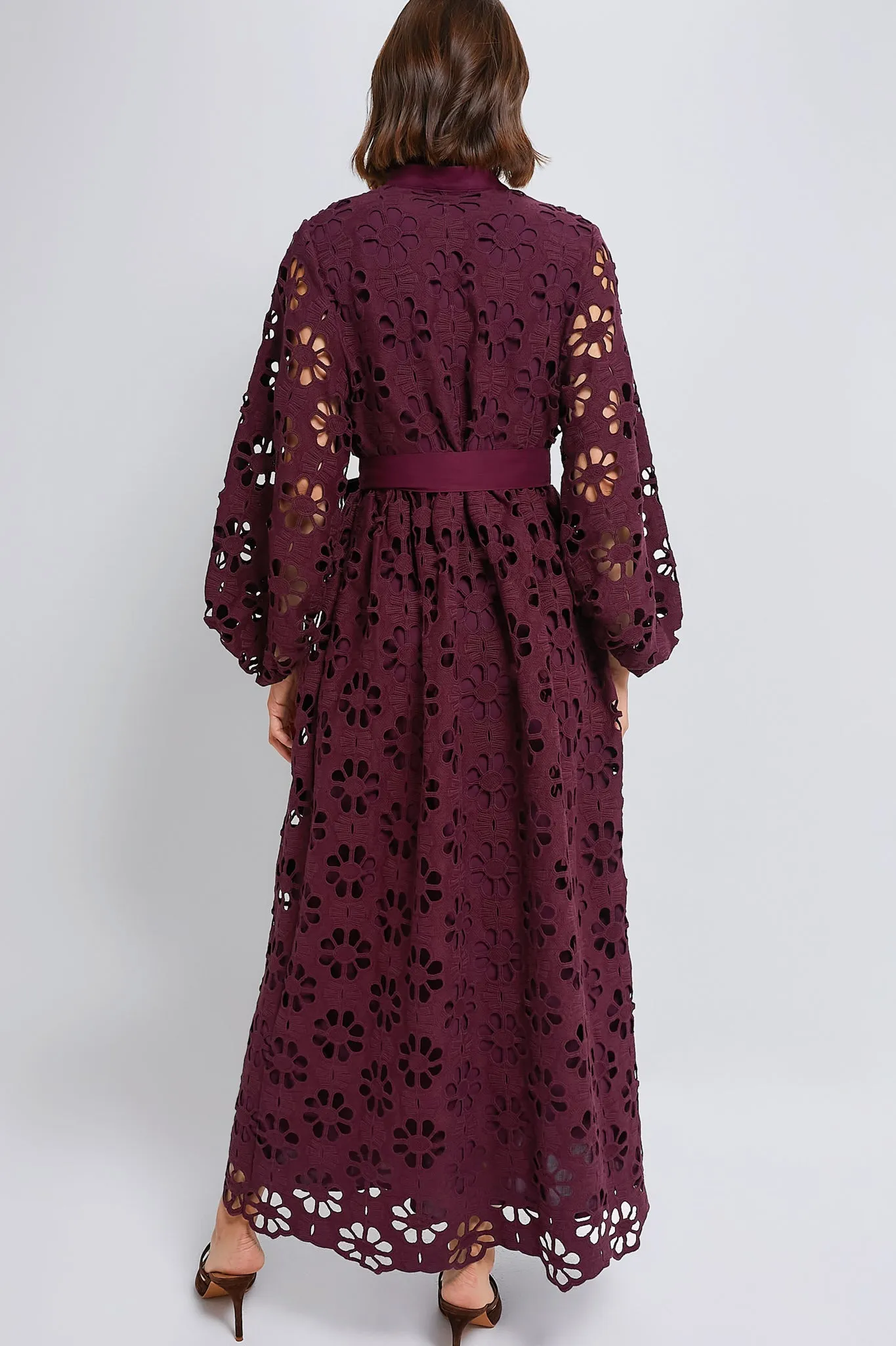 Merlot Lace Calliope Dress sold by Tuckernuck product image thumbnail 4