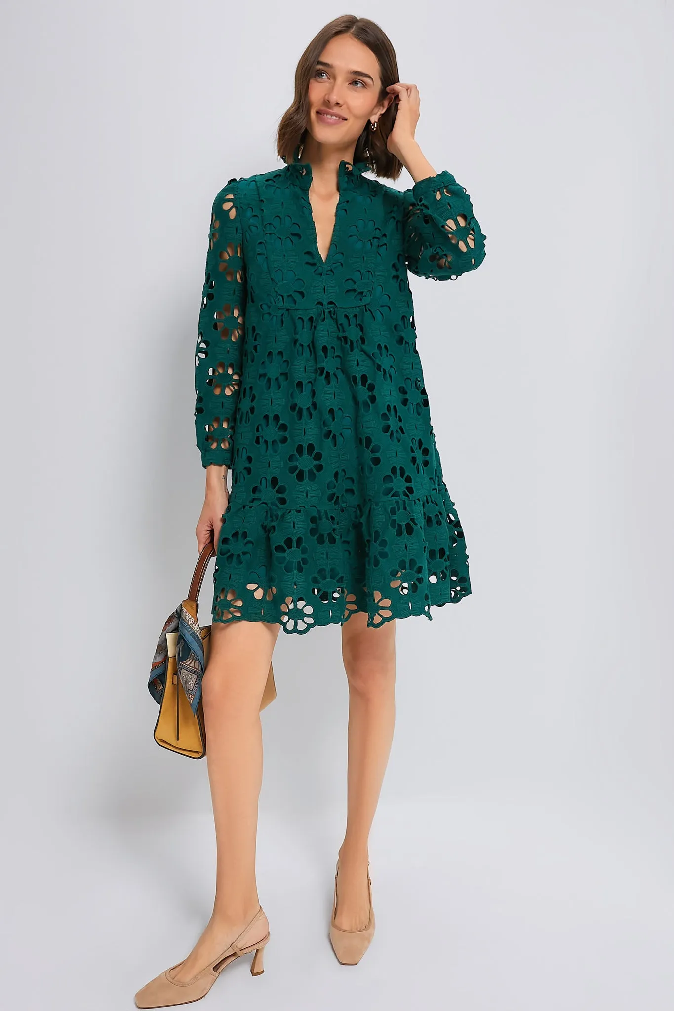 Green Lace Palmerston Dress sold by Tuckernuck product image thumbnail 2
