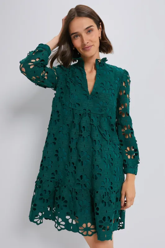 Green Lace Palmerston Dress sold by Tuckernuck