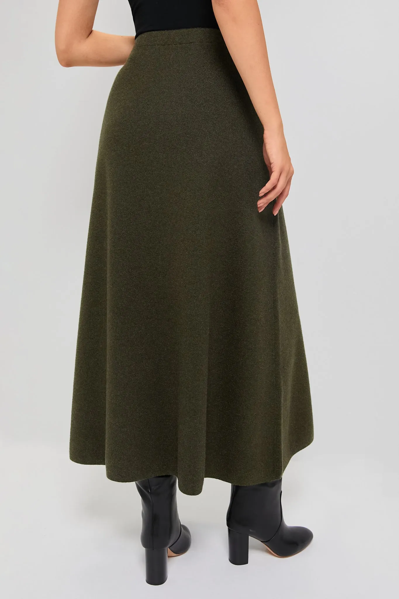 Moss Green Raye Knit Skirt sold by Tuckernuck product image thumbnail 4