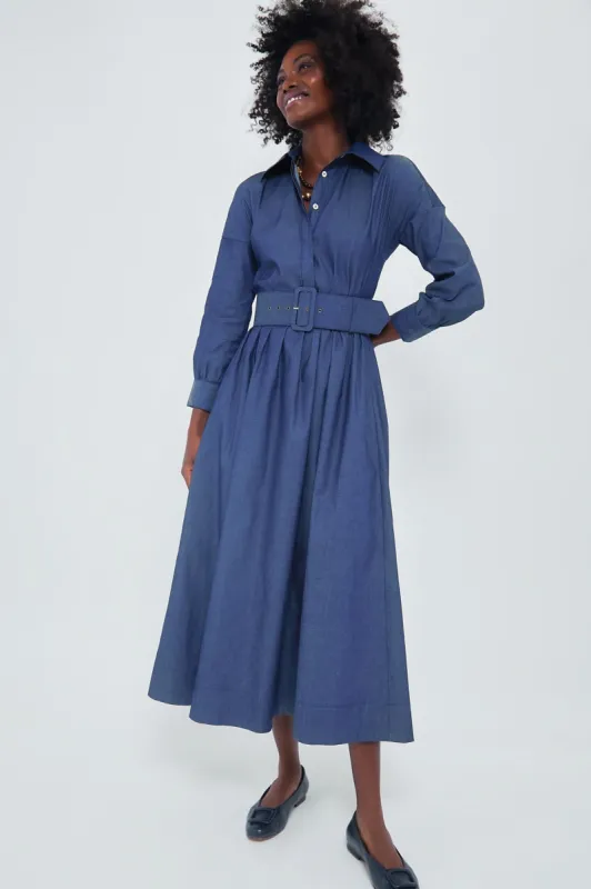 Chambray Comporta Dress sold by Tuckernuck