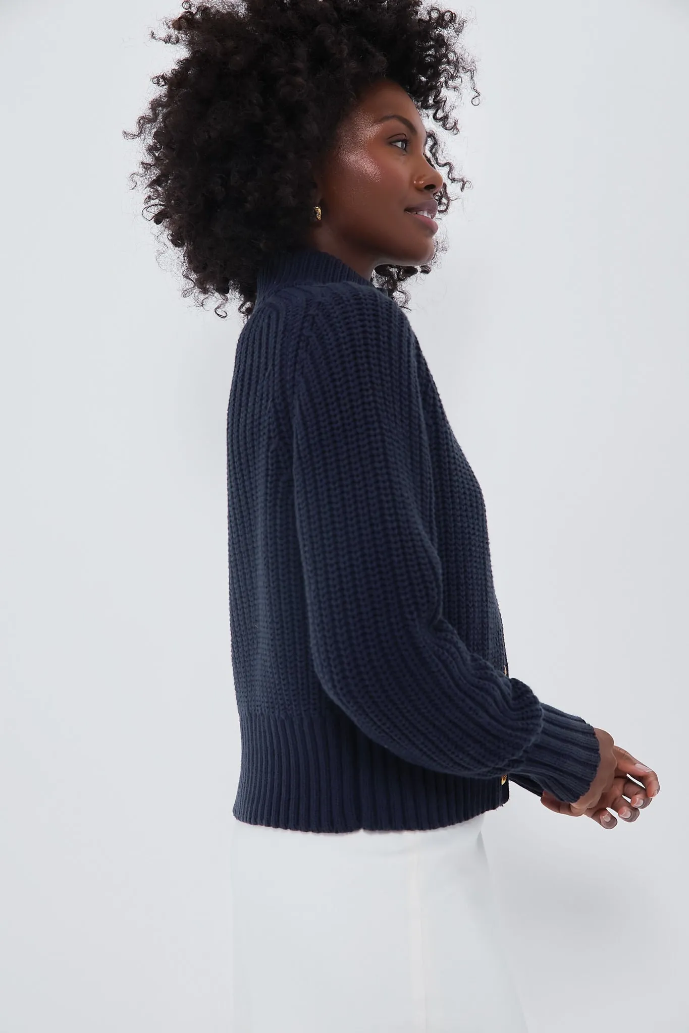 Navy Chelsea Cardigan sold by Tuckernuck product image thumbnail 3