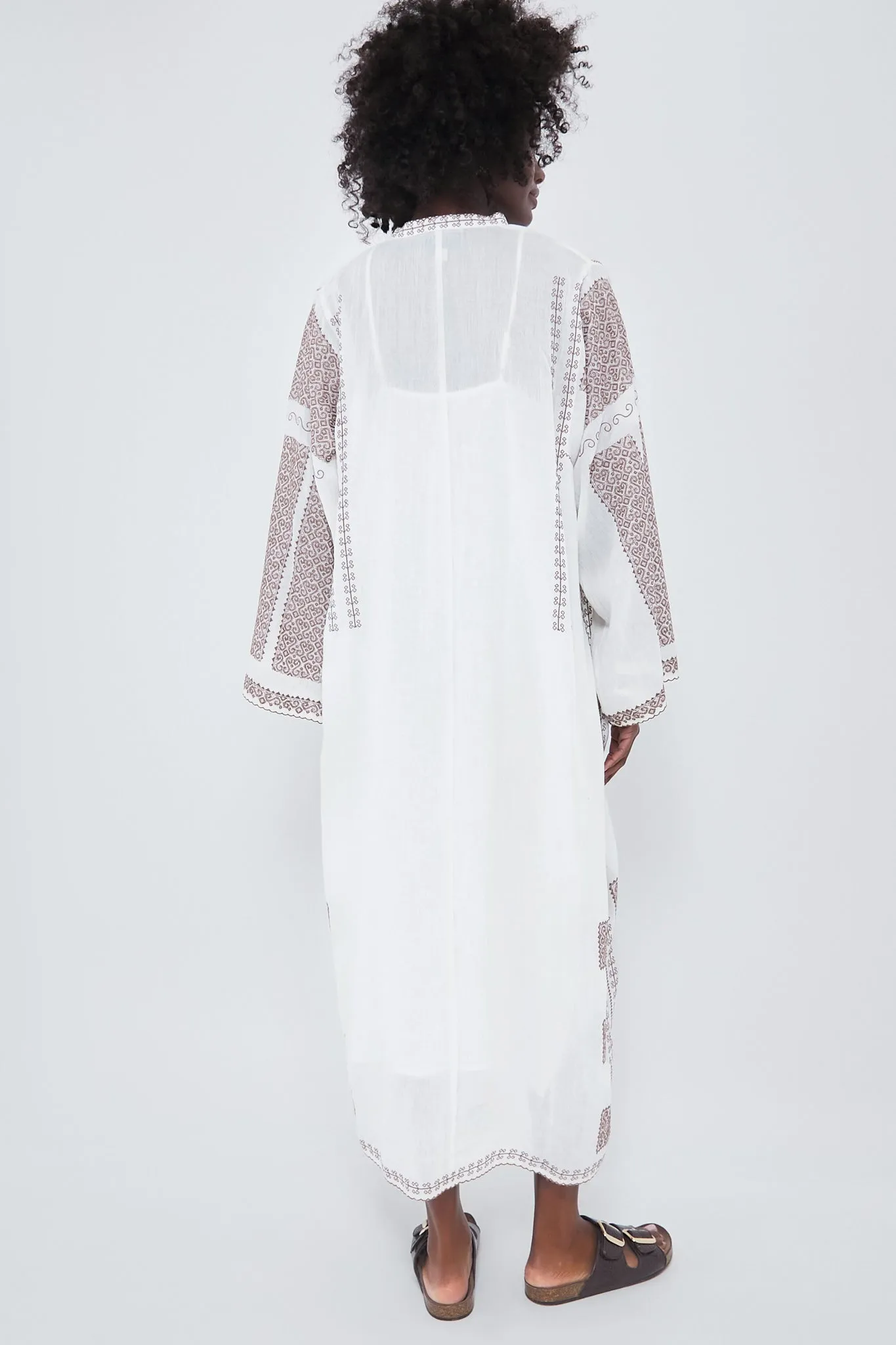 Embroidered Leila Caftan sold by Tuckernuck product image thumbnail 4