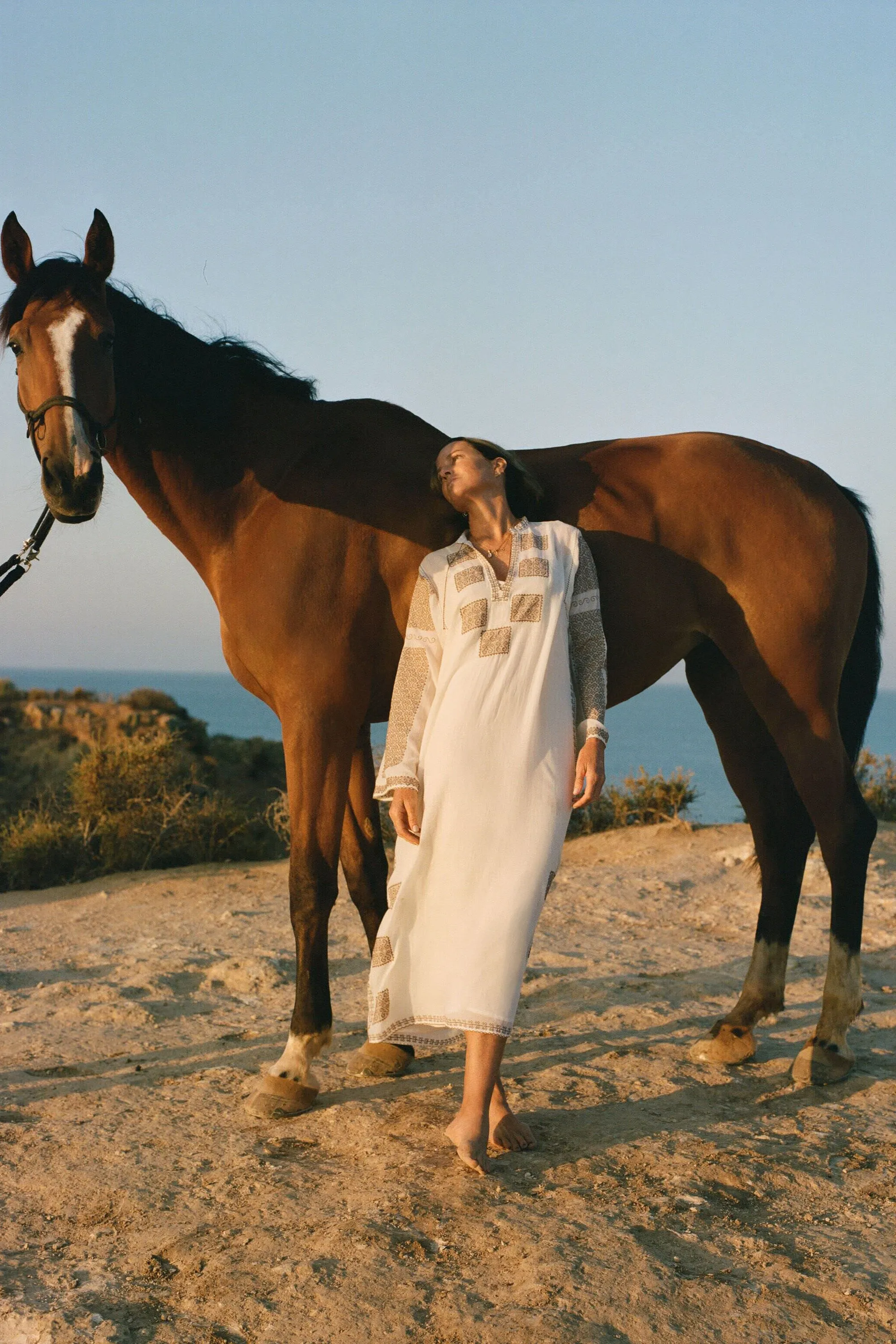 Embroidered Leila Caftan sold by Tuckernuck product image thumbnail 2