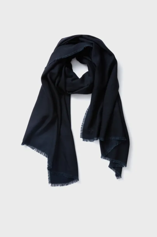 Navy Lady P Scarf sold by Tuckernuck