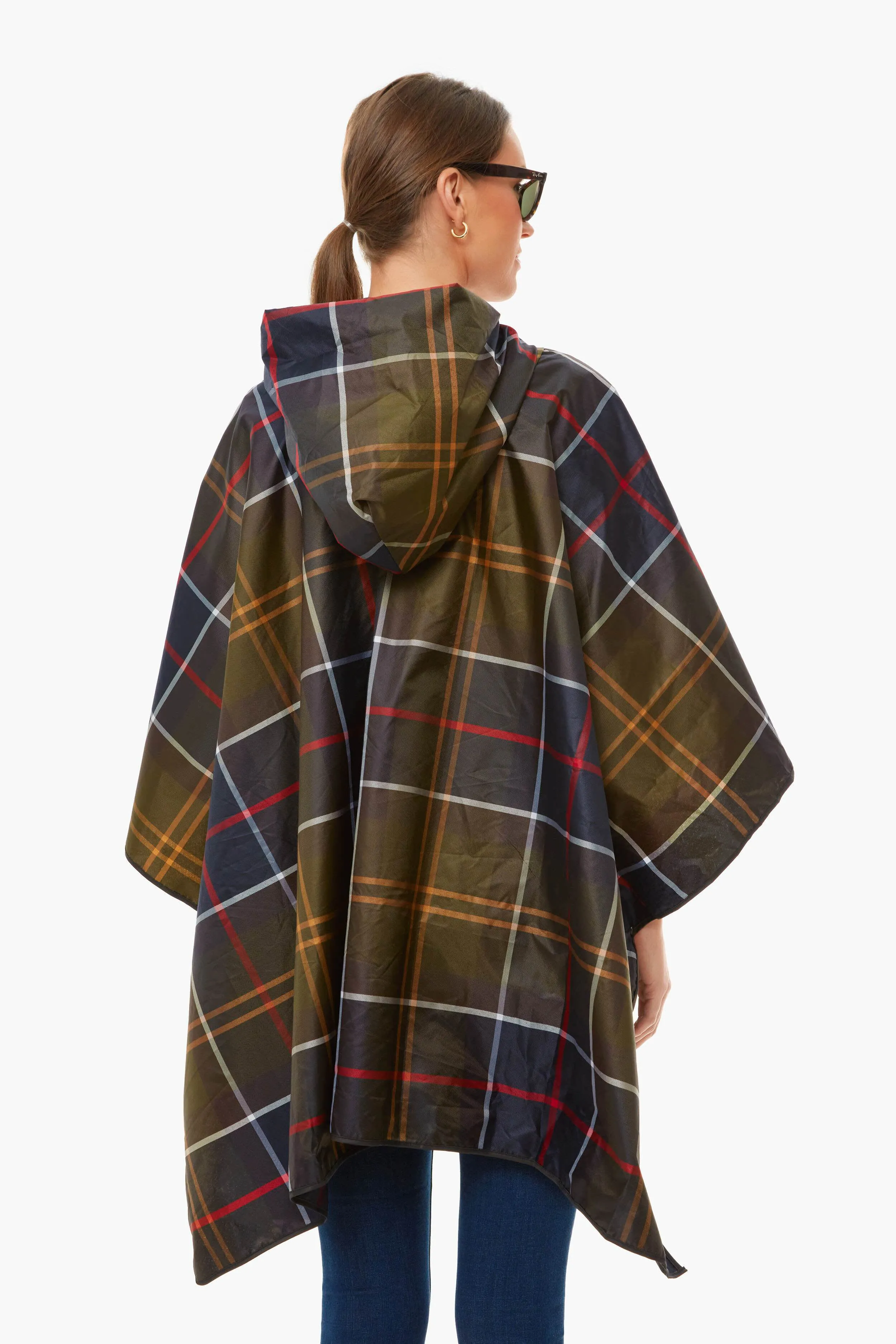 Classic Tartan Showerproof Poncho sold by Tuckernuck product image thumbnail 4