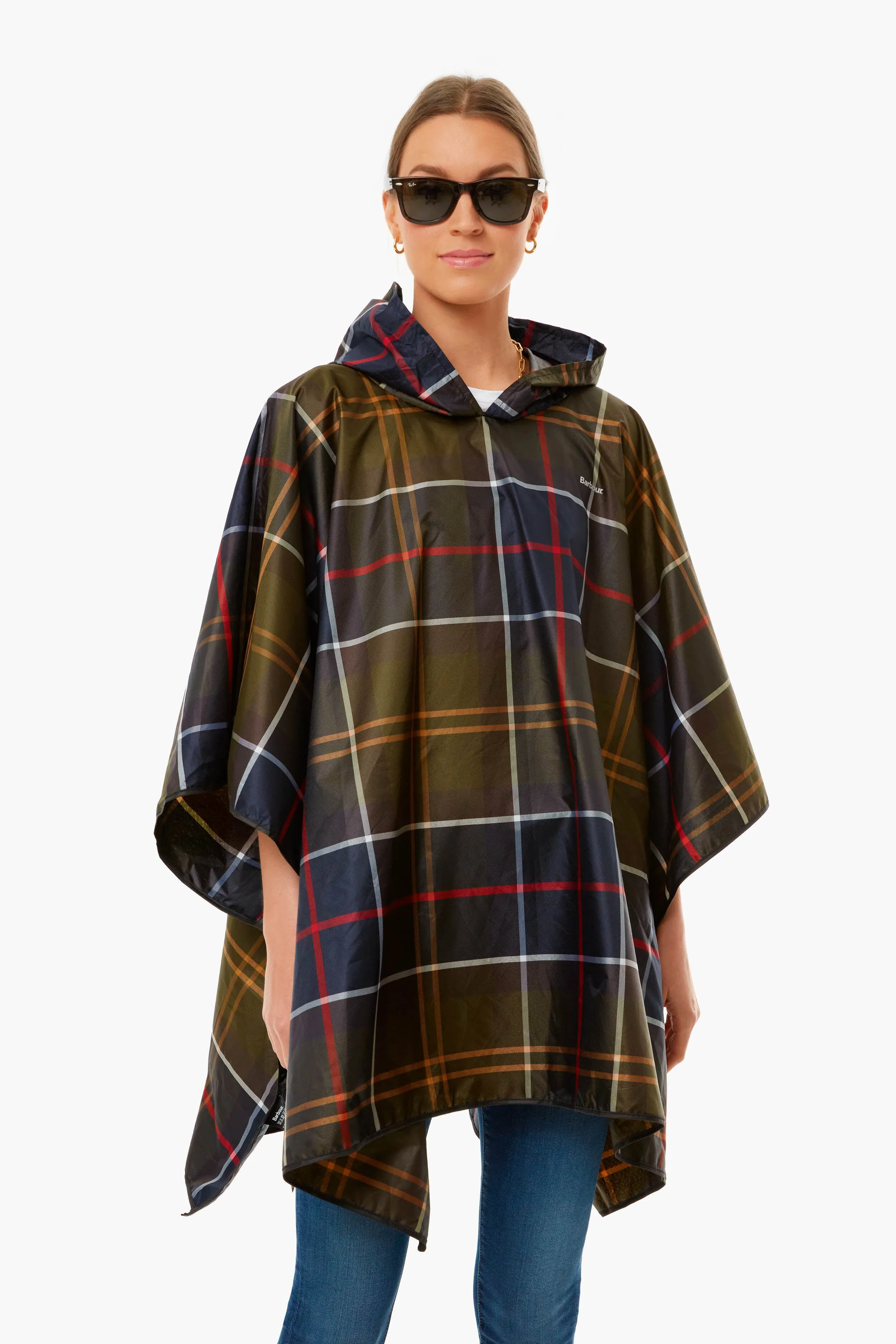 Classic Tartan Showerproof Poncho sold by Tuckernuck product image thumbnail 2
