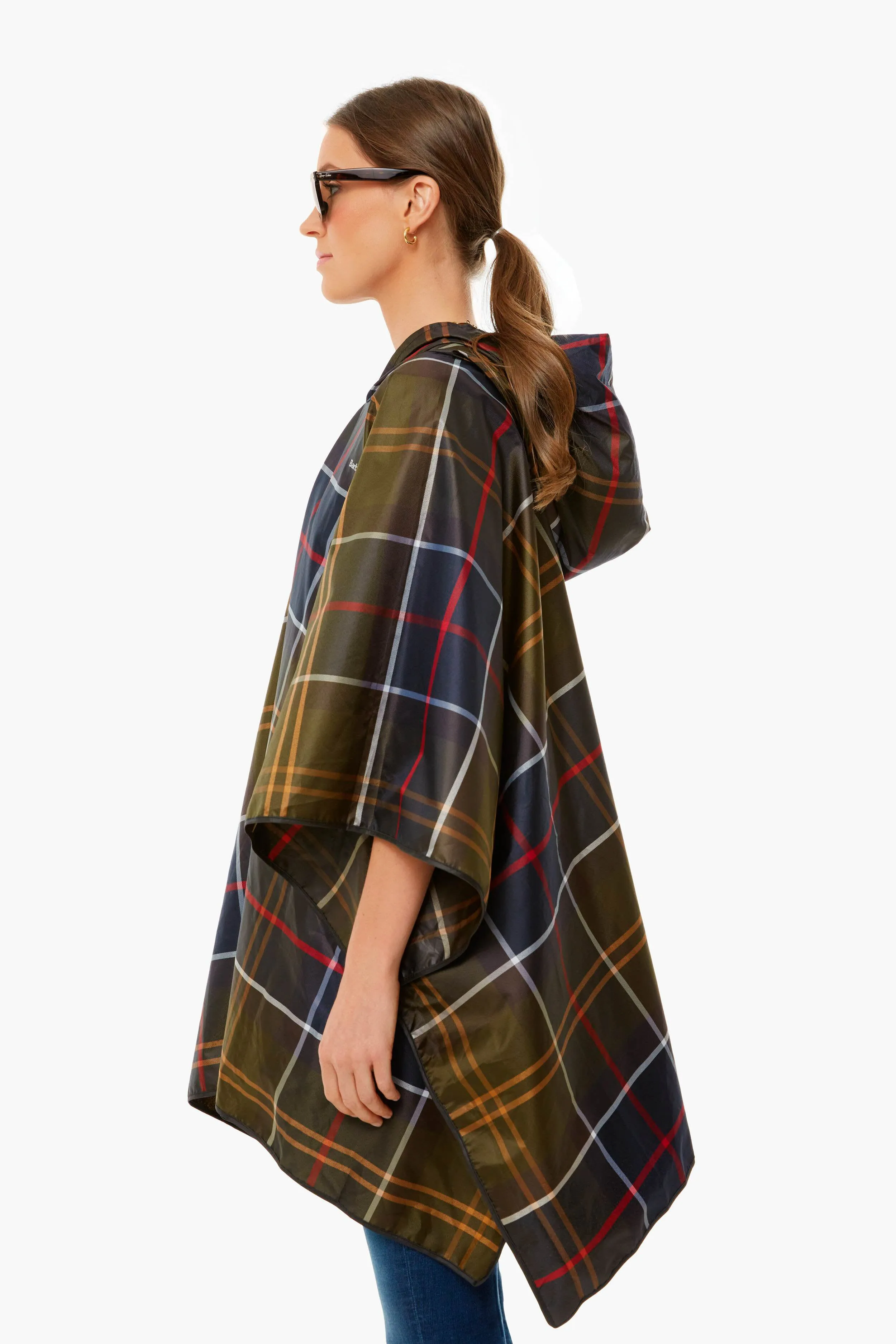 Classic Tartan Showerproof Poncho sold by Tuckernuck product image thumbnail 3