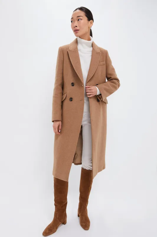 Camel Marylin Tailored Wool Coat sold by Tuckernuck