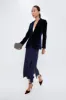 Navy Velvet Blazer sold by Tuckernuck