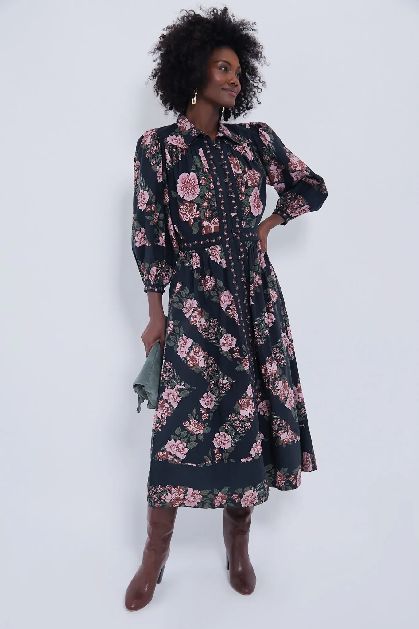 Juliet Print Gillian Midi Dress sold by Tuckernuck product image thumbnail 2