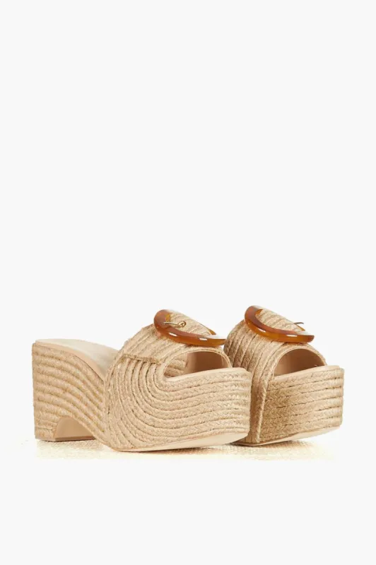 Natural Cleia Platform Sandal sold by Tuckernuck