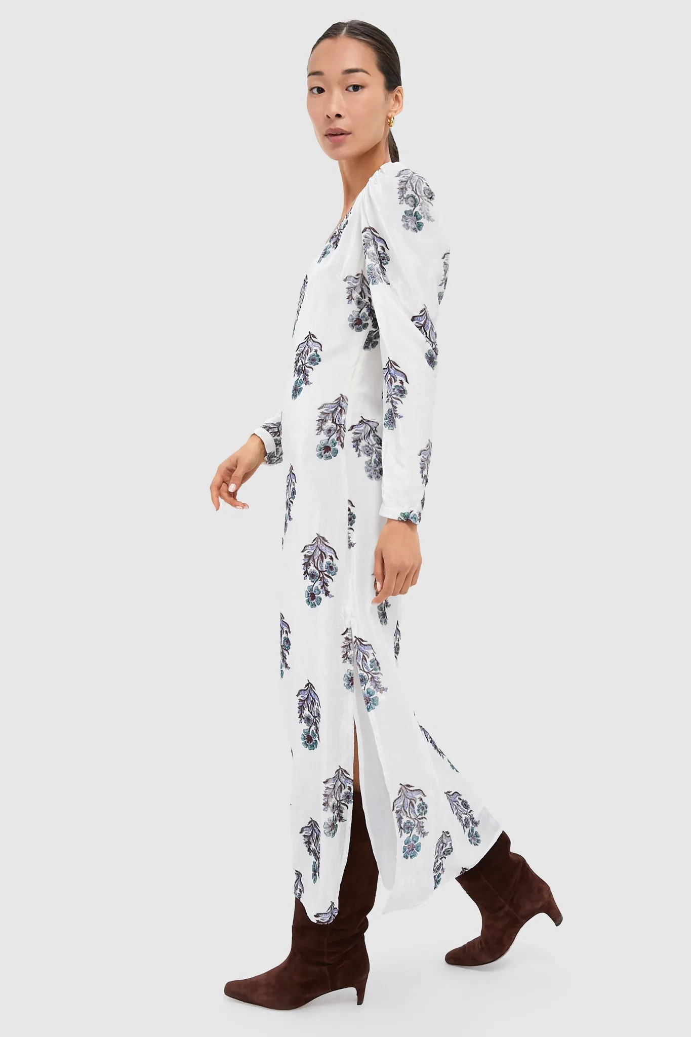 Azure Mirabilis Paloma Dress sold by Tuckernuck product image thumbnail 3