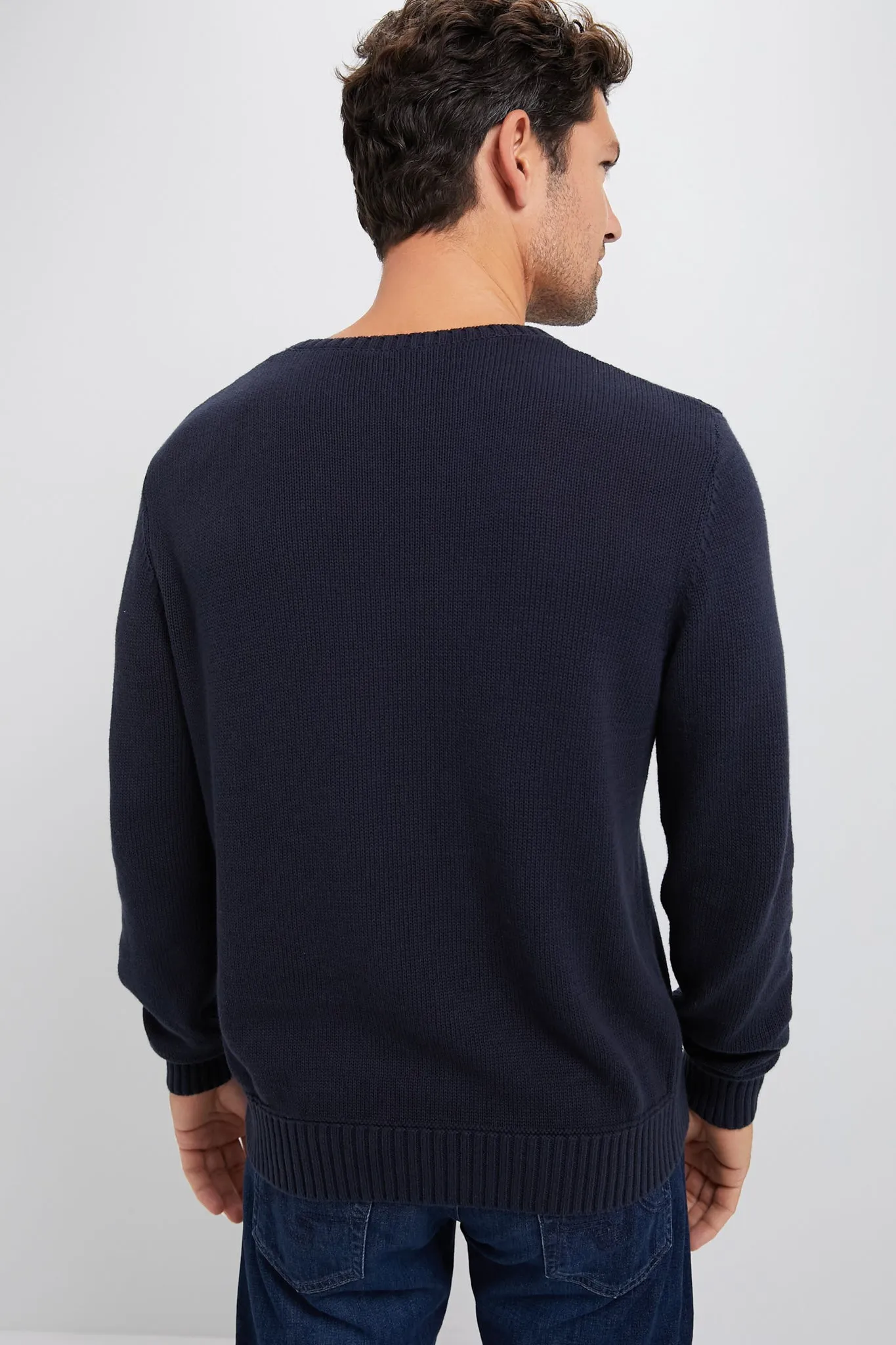 Navy Blue All Season Classic Crewneck sold by Tuckernuck product image thumbnail 4
