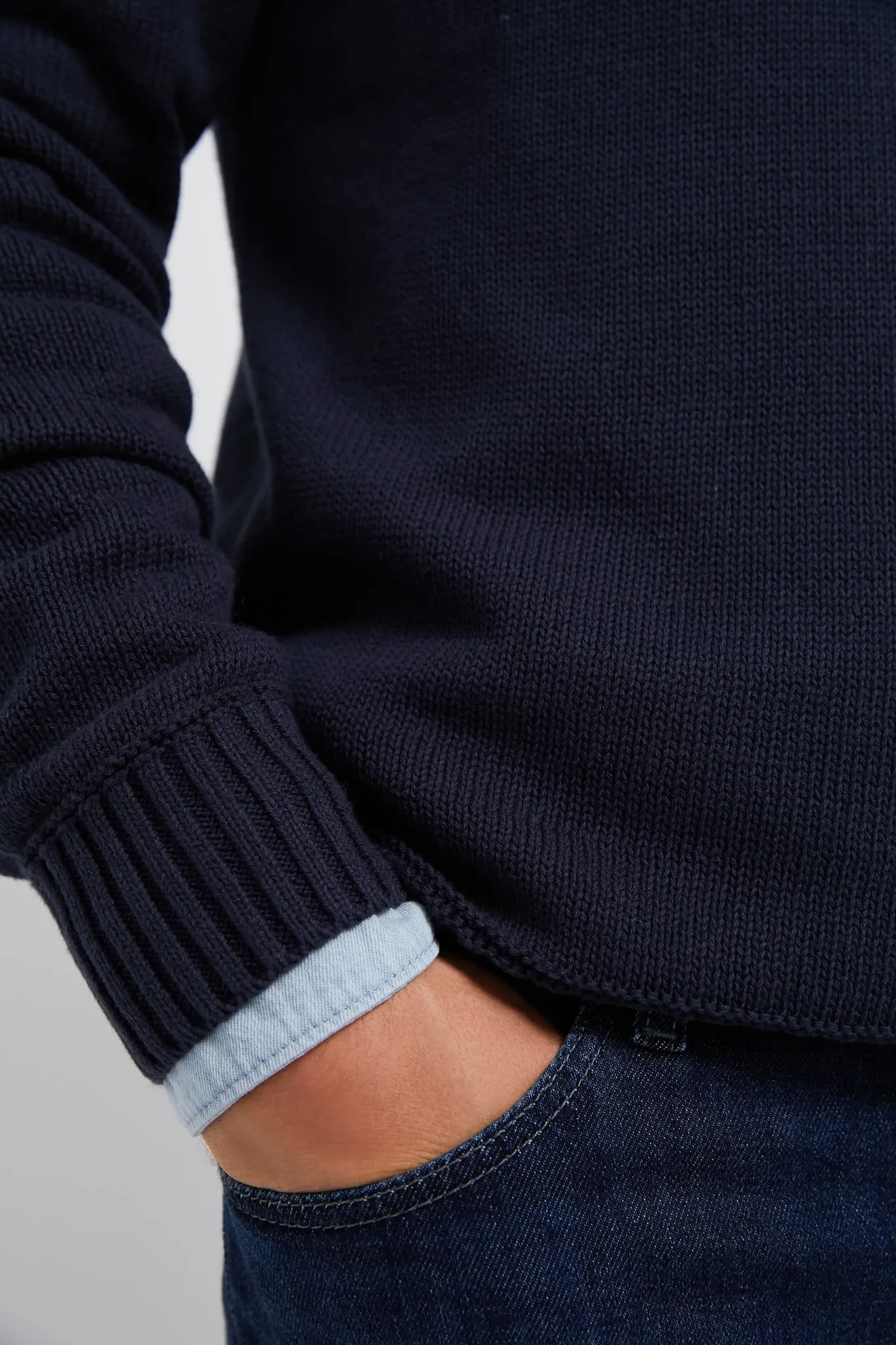 Navy Blue All Season Classic Crewneck sold by Tuckernuck product image thumbnail 5