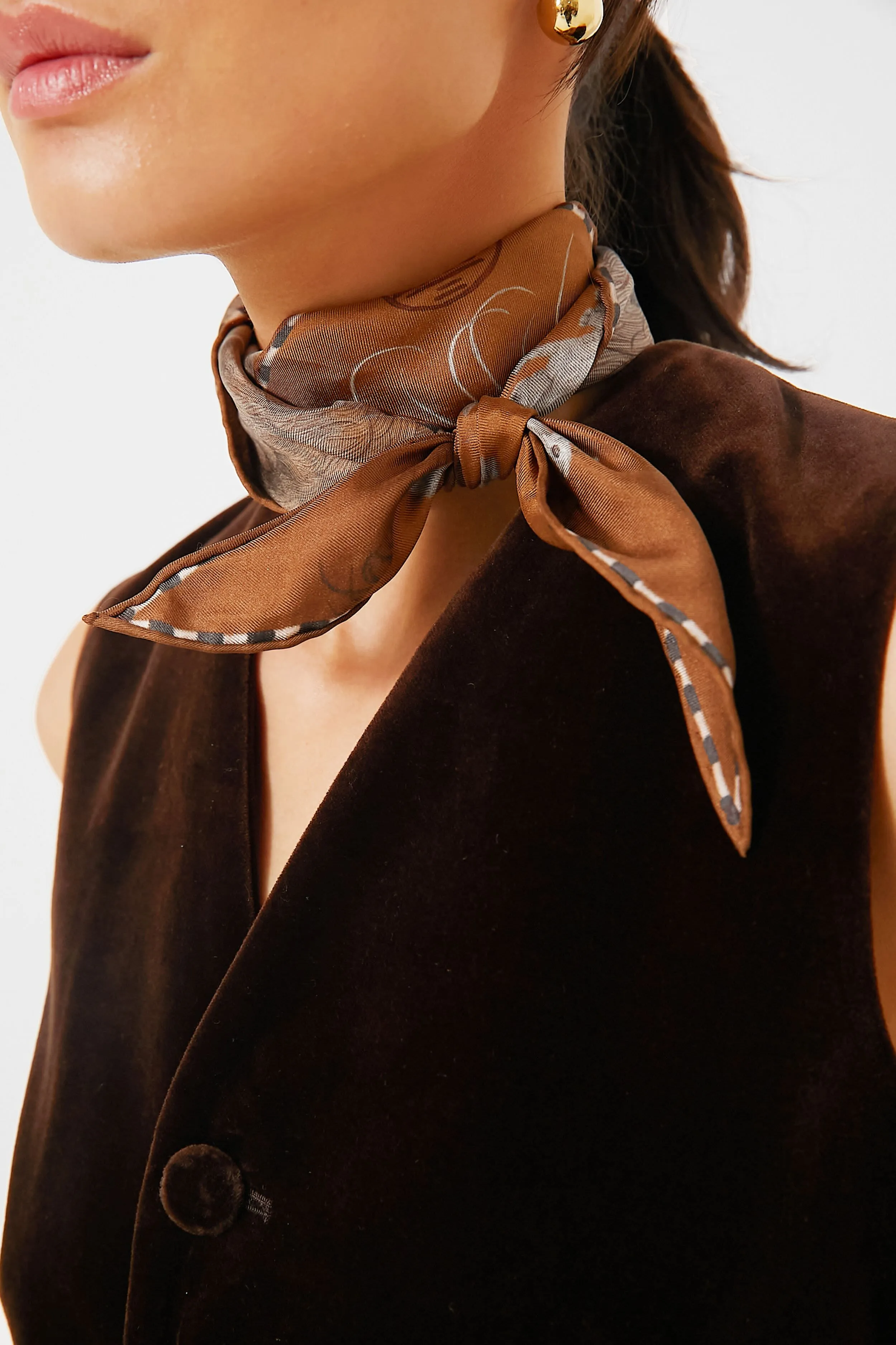 The Floating Rabbits Cinnamon Triangle Scarf sold by Tuckernuck product image thumbnail 3