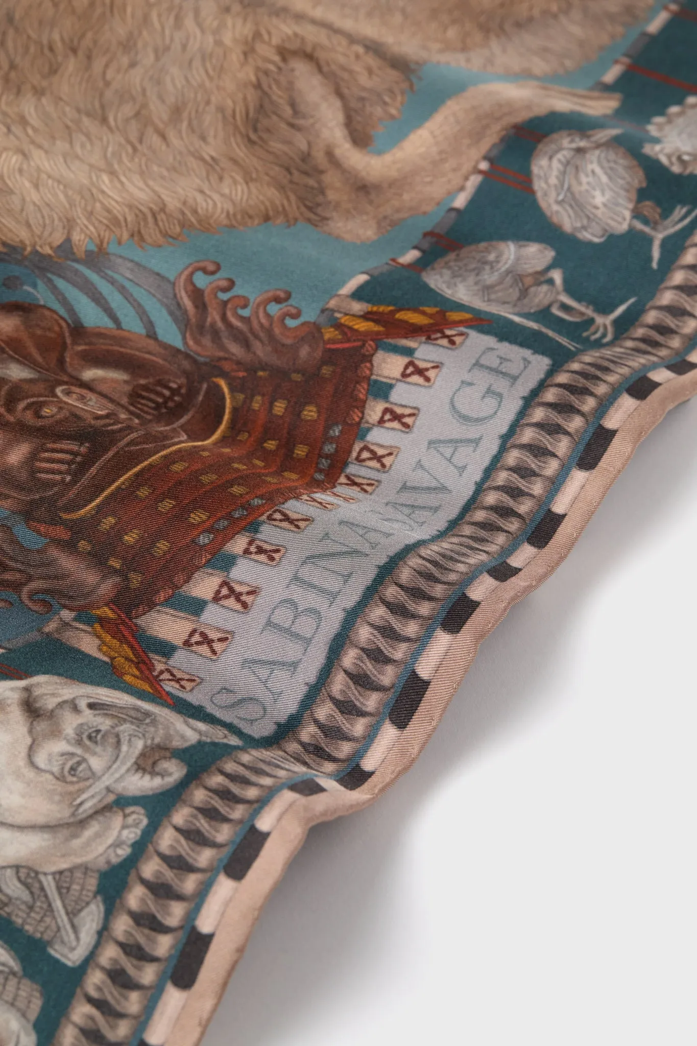 The Floating Rabbits Cameo Large Square Scarf sold by Tuckernuck product image thumbnail 4