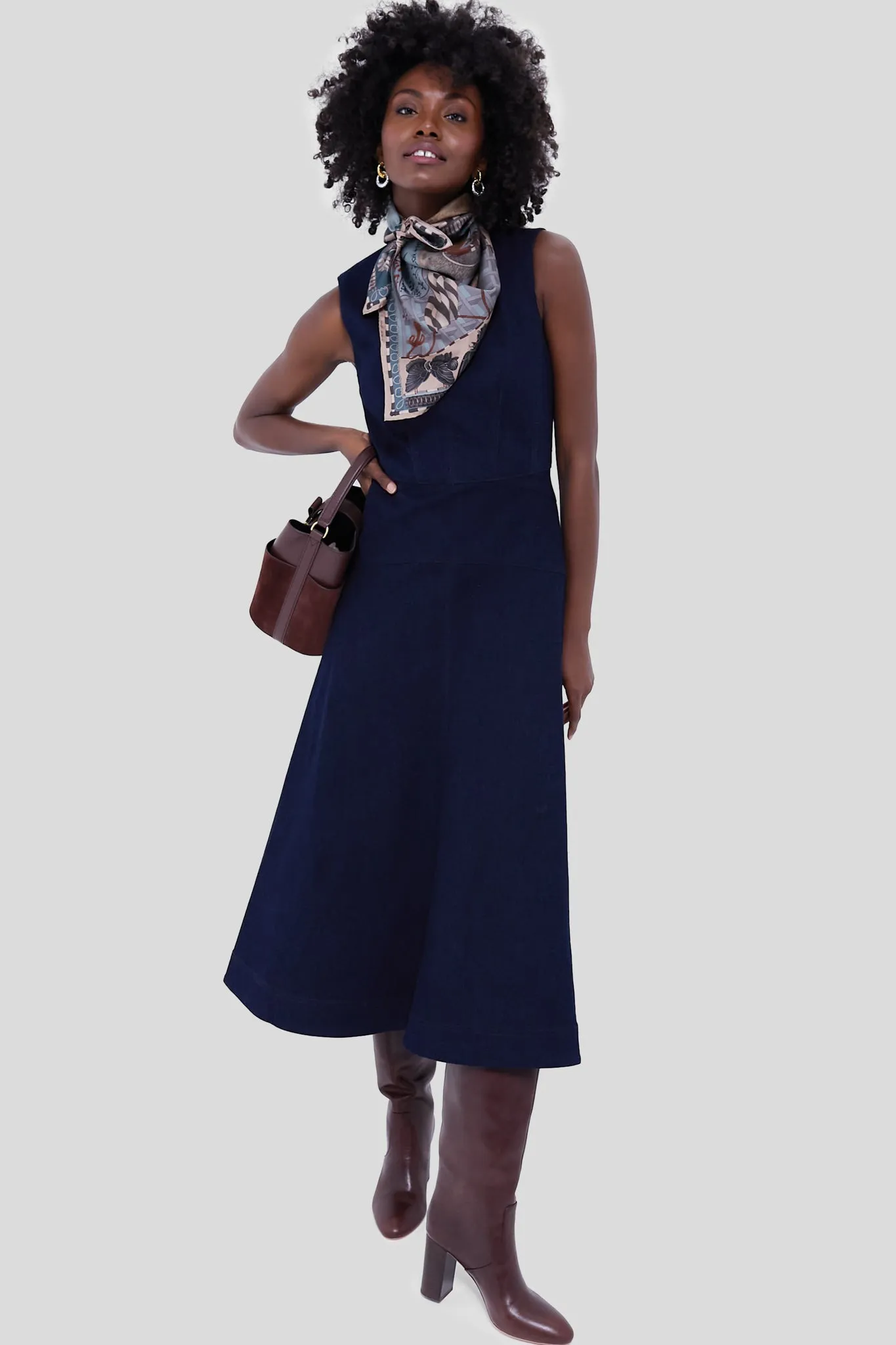 The Floating Rabbits Cameo Large Square Scarf sold by Tuckernuck product image thumbnail 3